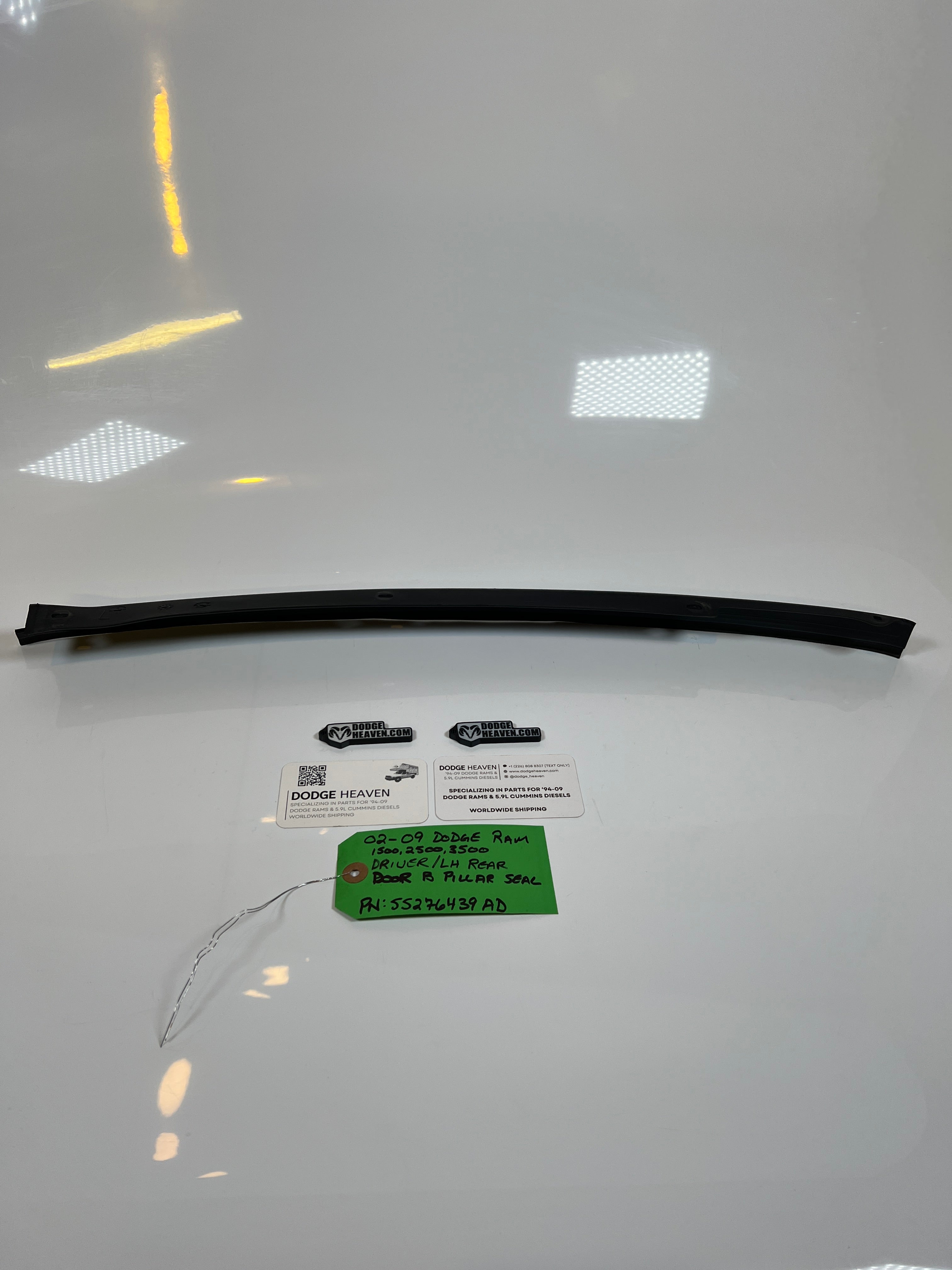 2002-2009 Dodge Ram Driver LH Rear Door B Pillar Seal