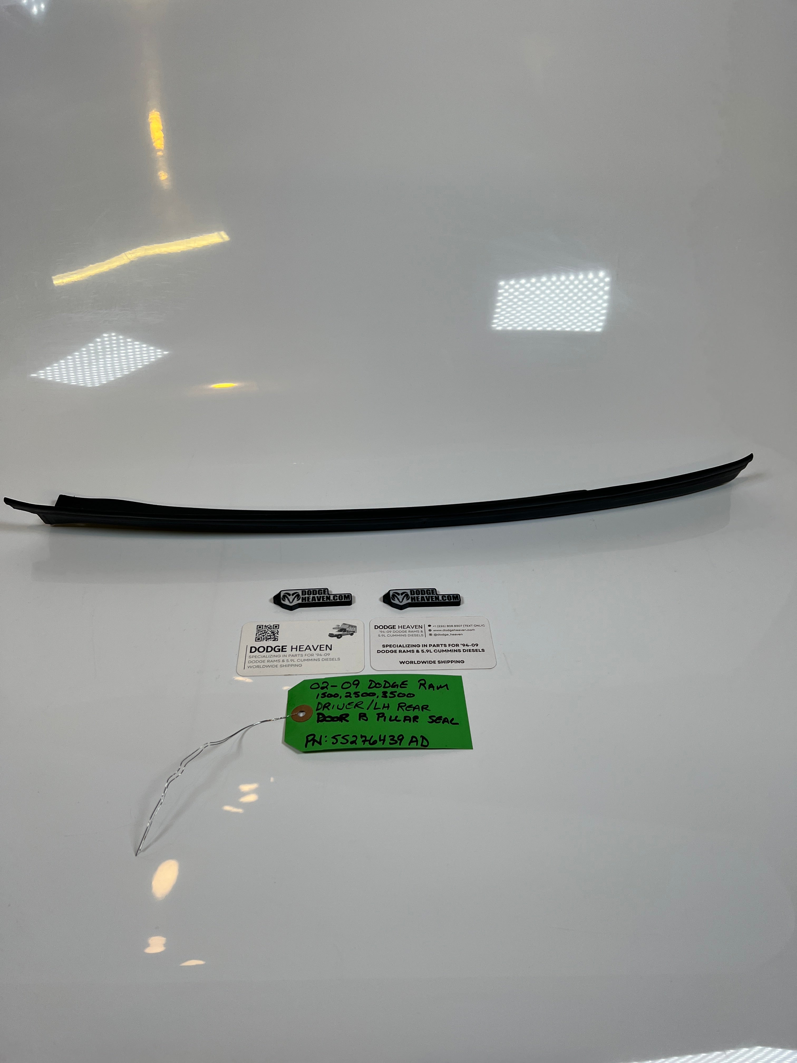 2002-2009 Dodge Ram Driver LH Rear Door B Pillar Seal