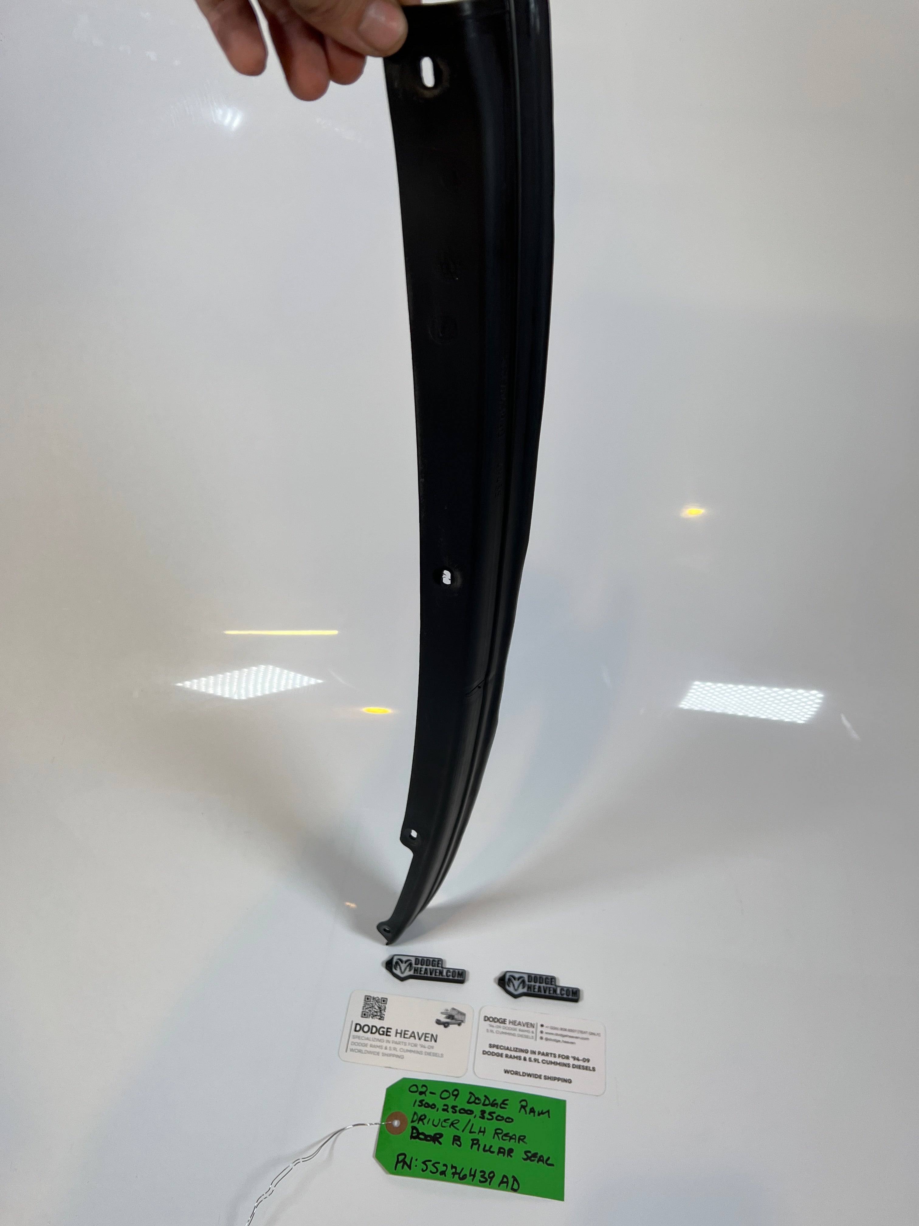 2002-2009 Dodge Ram Driver LH Rear Door B Pillar Seal