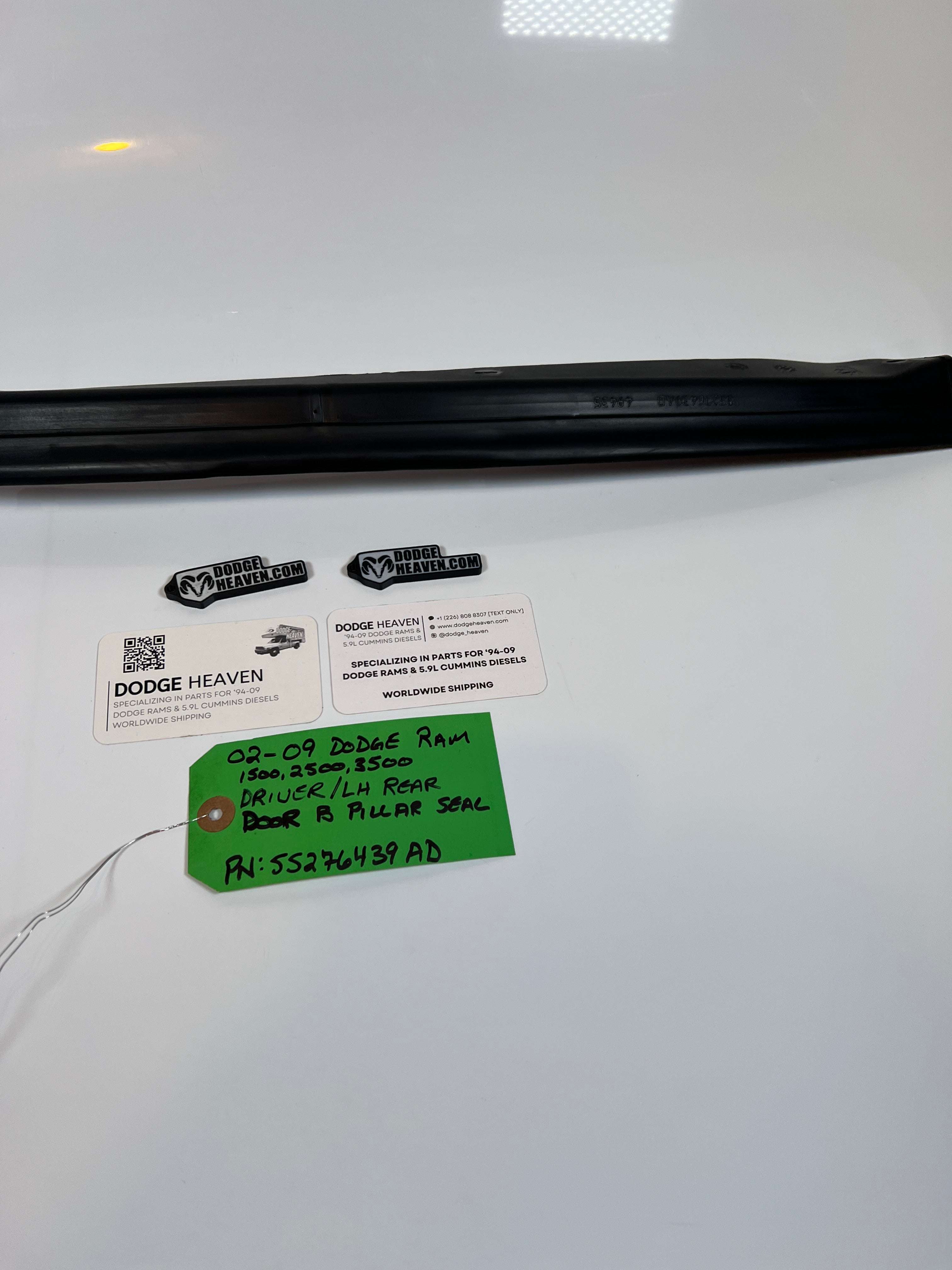 2002-2009 Dodge Ram Driver LH Rear Door B Pillar Seal