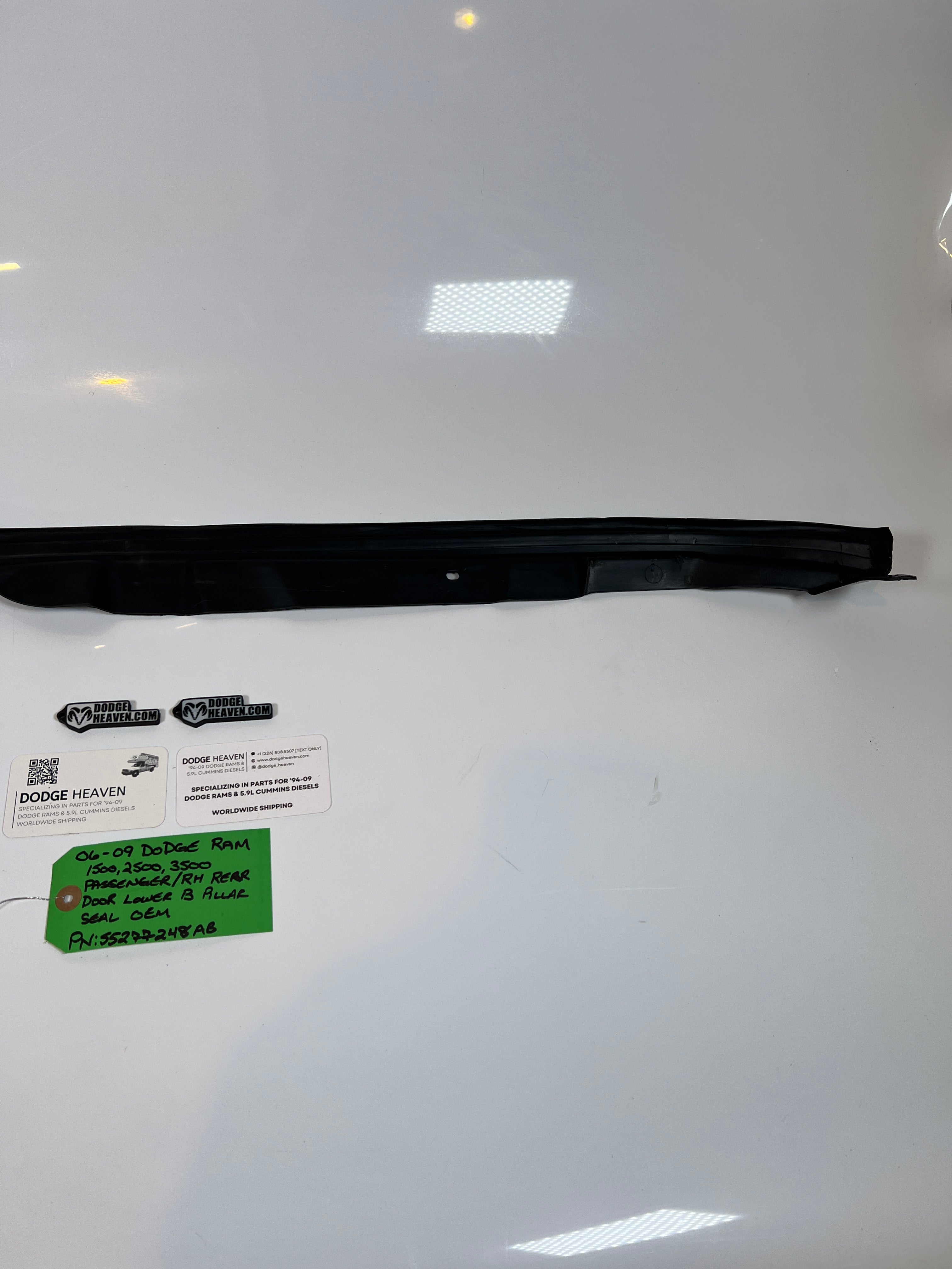2006-2009 Dodge Ram Passenger Rear Door Lower B Pillar Seal