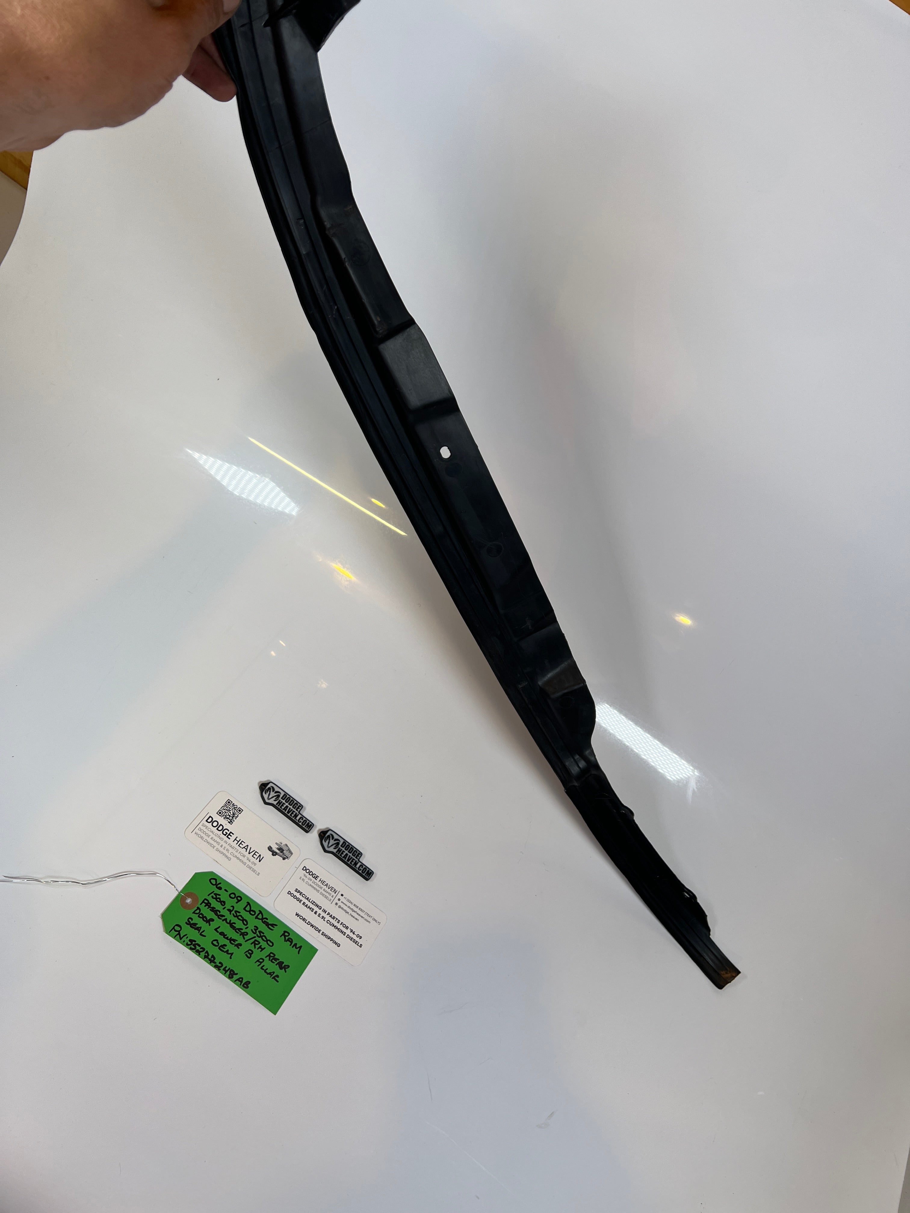 2006-2009 Dodge Ram Passenger Rear Door Lower B Pillar Seal