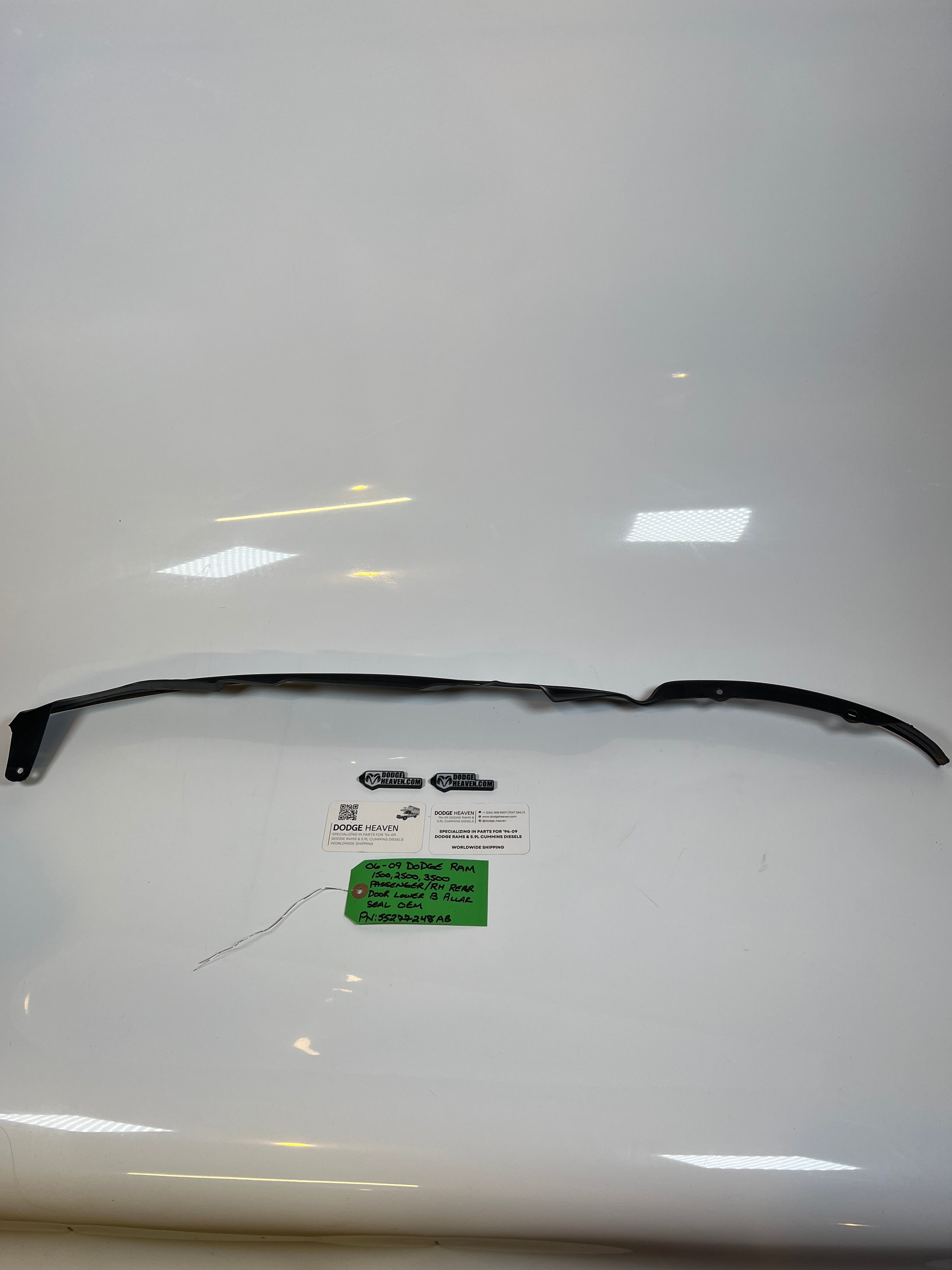 2006-2009 Dodge Ram Passenger Rear Door Lower B Pillar Seal