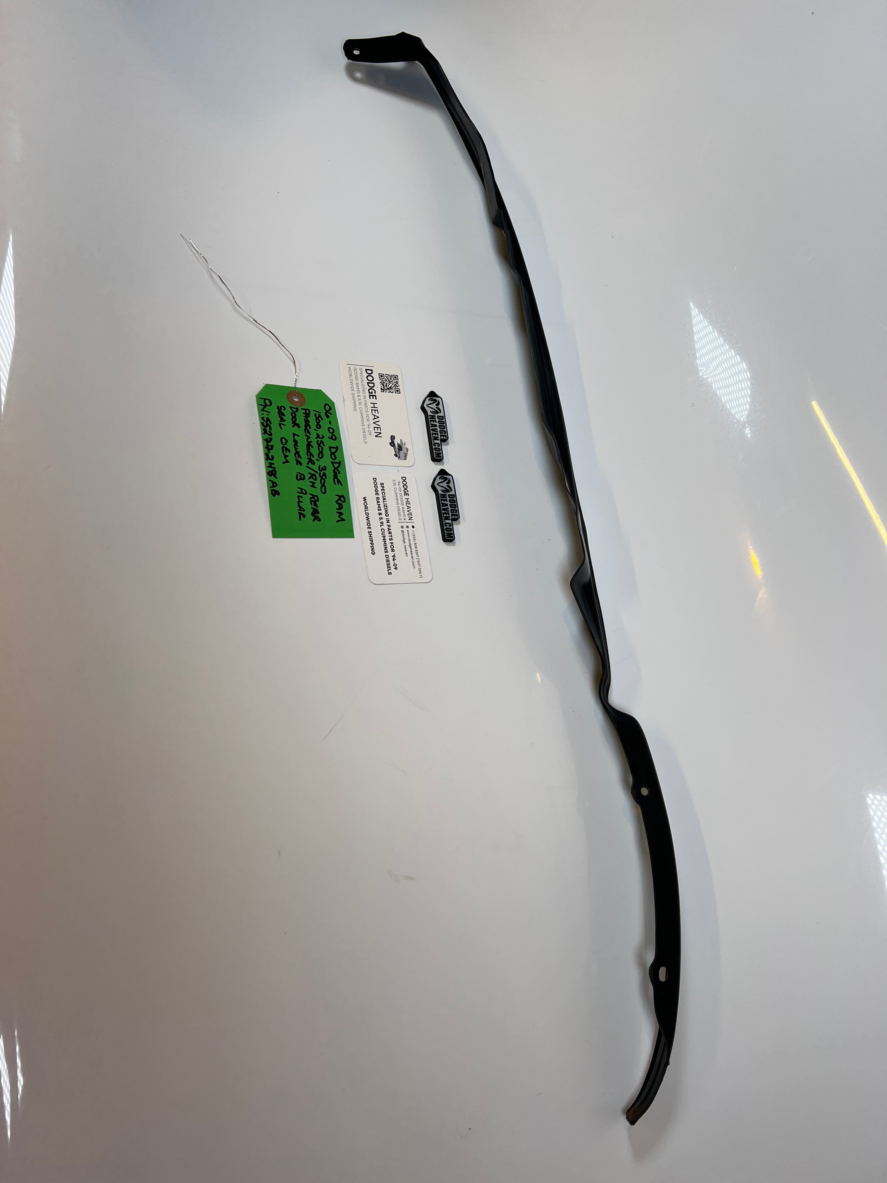 2006-2009 Dodge Ram Passenger Rear Door Lower B Pillar Seal