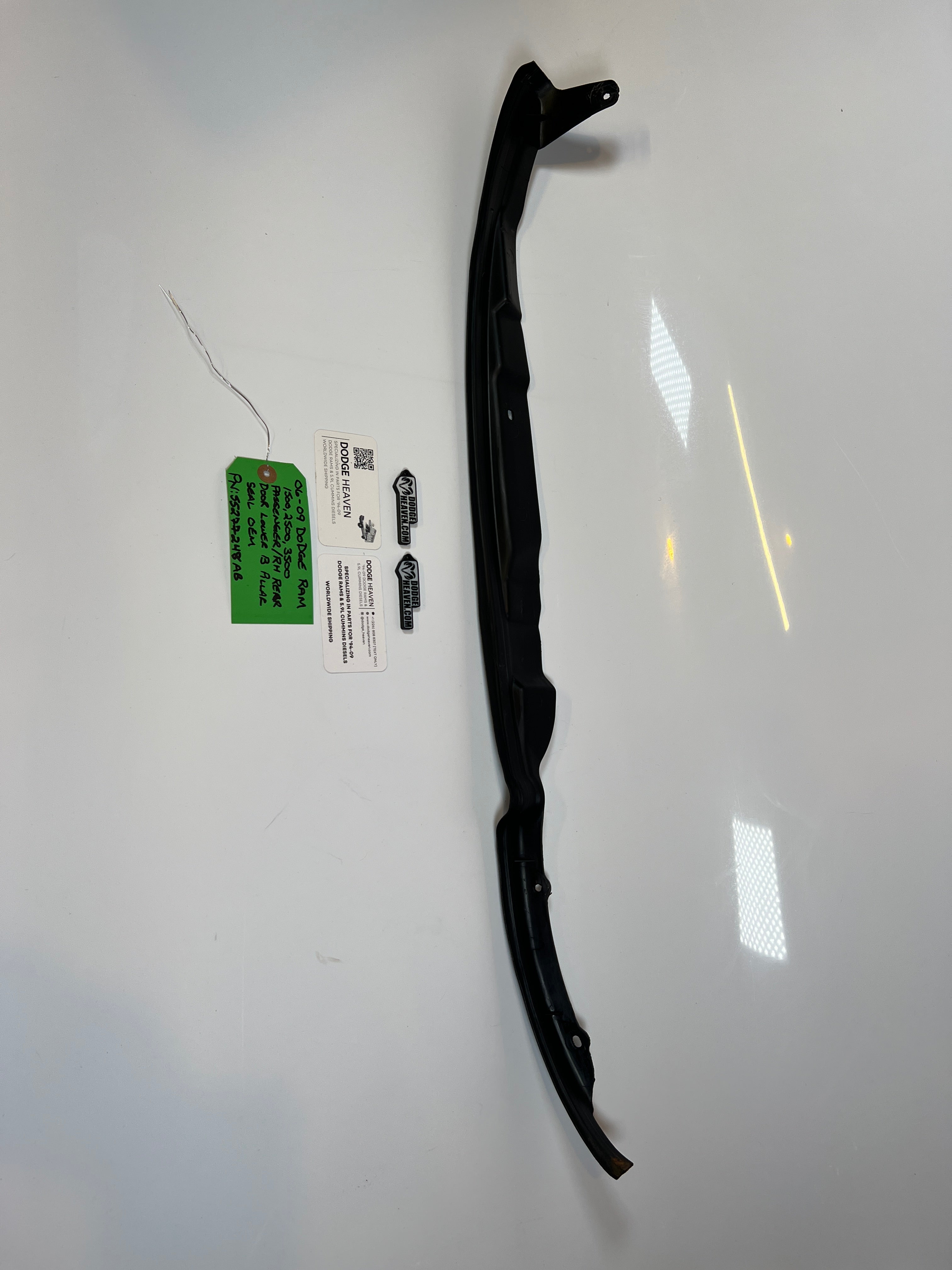 2006-2009 Dodge Ram Passenger Rear Door Lower B Pillar Seal
