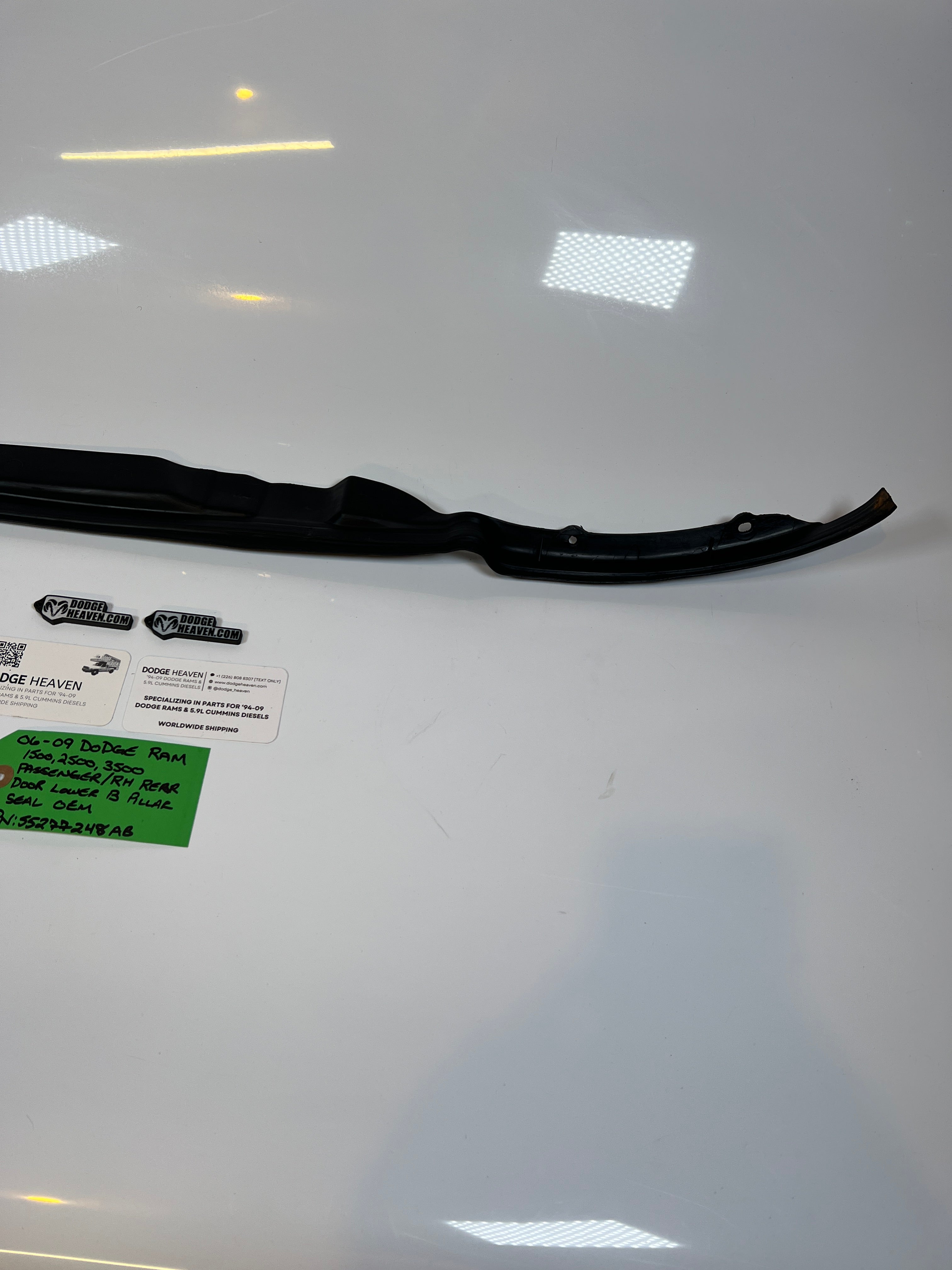 2006-2009 Dodge Ram Passenger Rear Door Lower B Pillar Seal