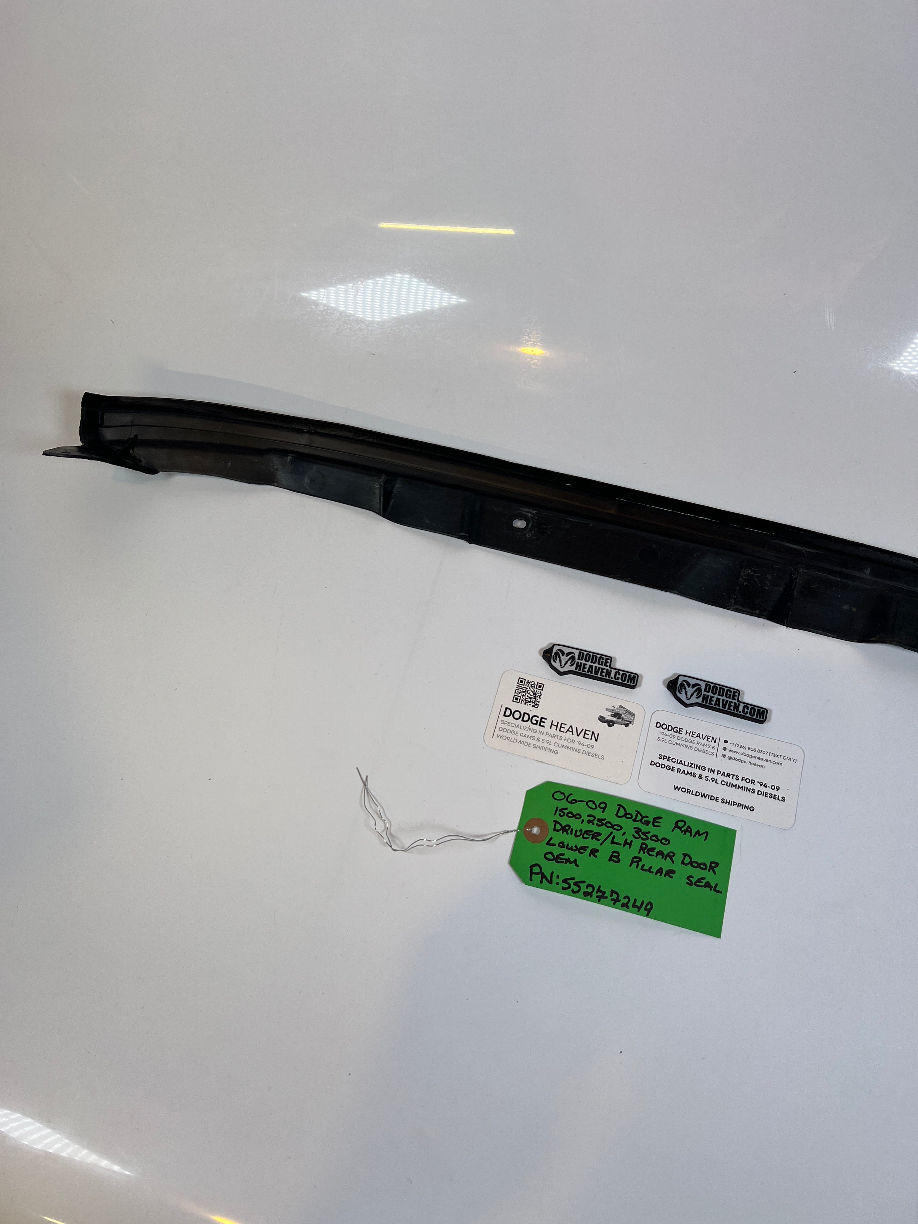 2006-2009 Dodge Ram Driver Rear Door Lower B Pillar Seal