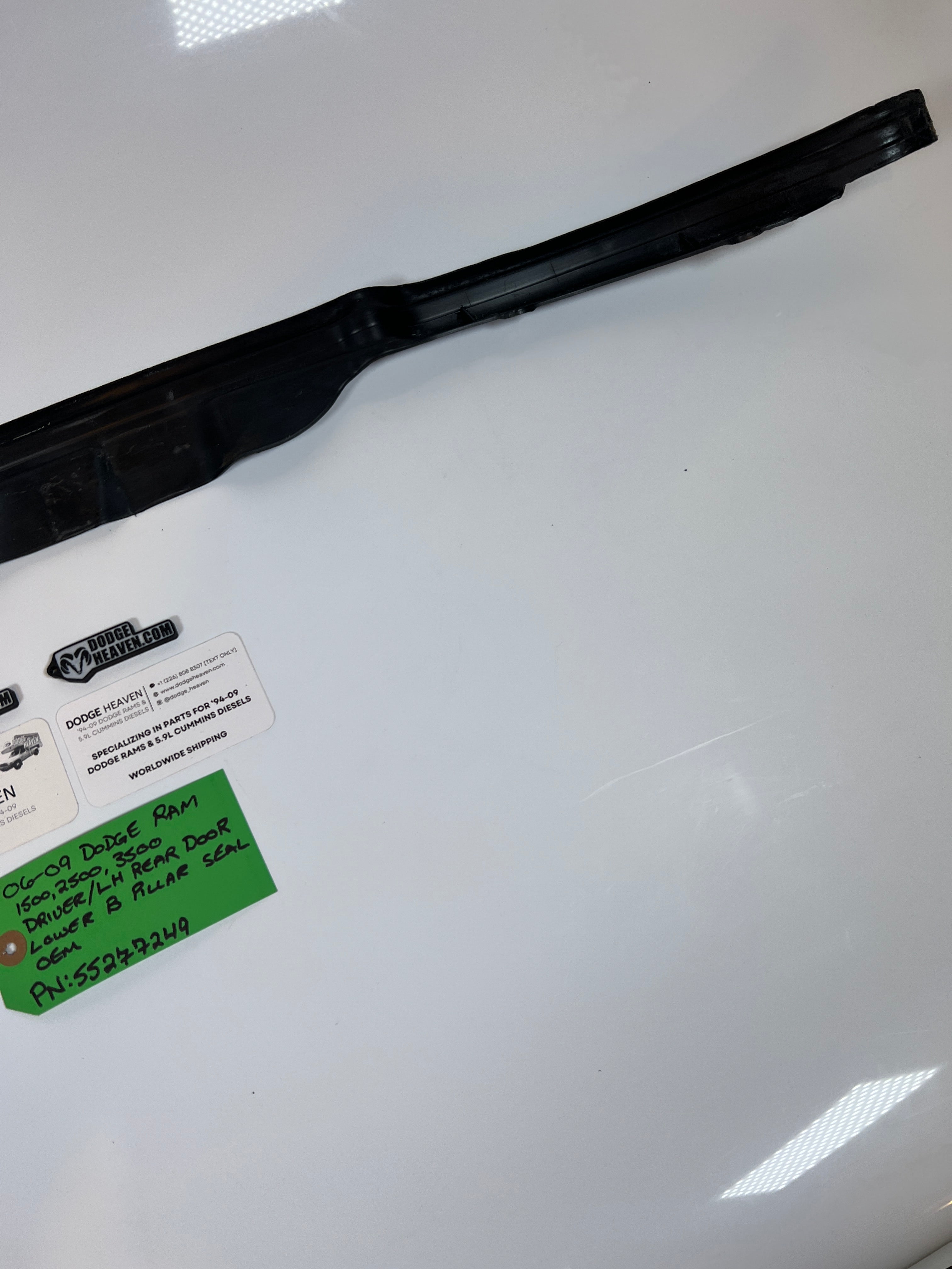 2006-2009 Dodge Ram Driver Rear Door Lower B Pillar Seal
