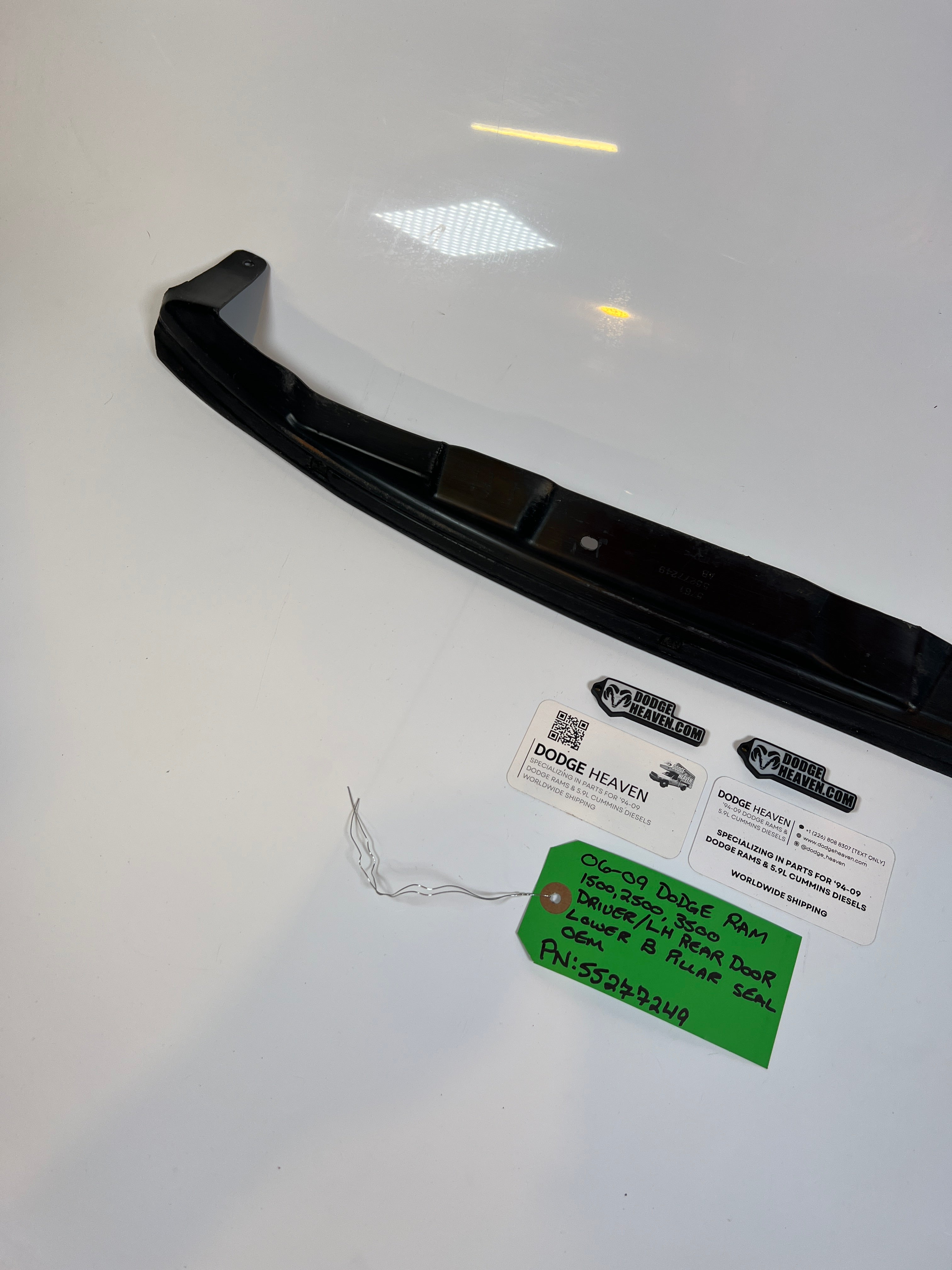 2006-2009 Dodge Ram Driver Rear Door Lower B Pillar Seal