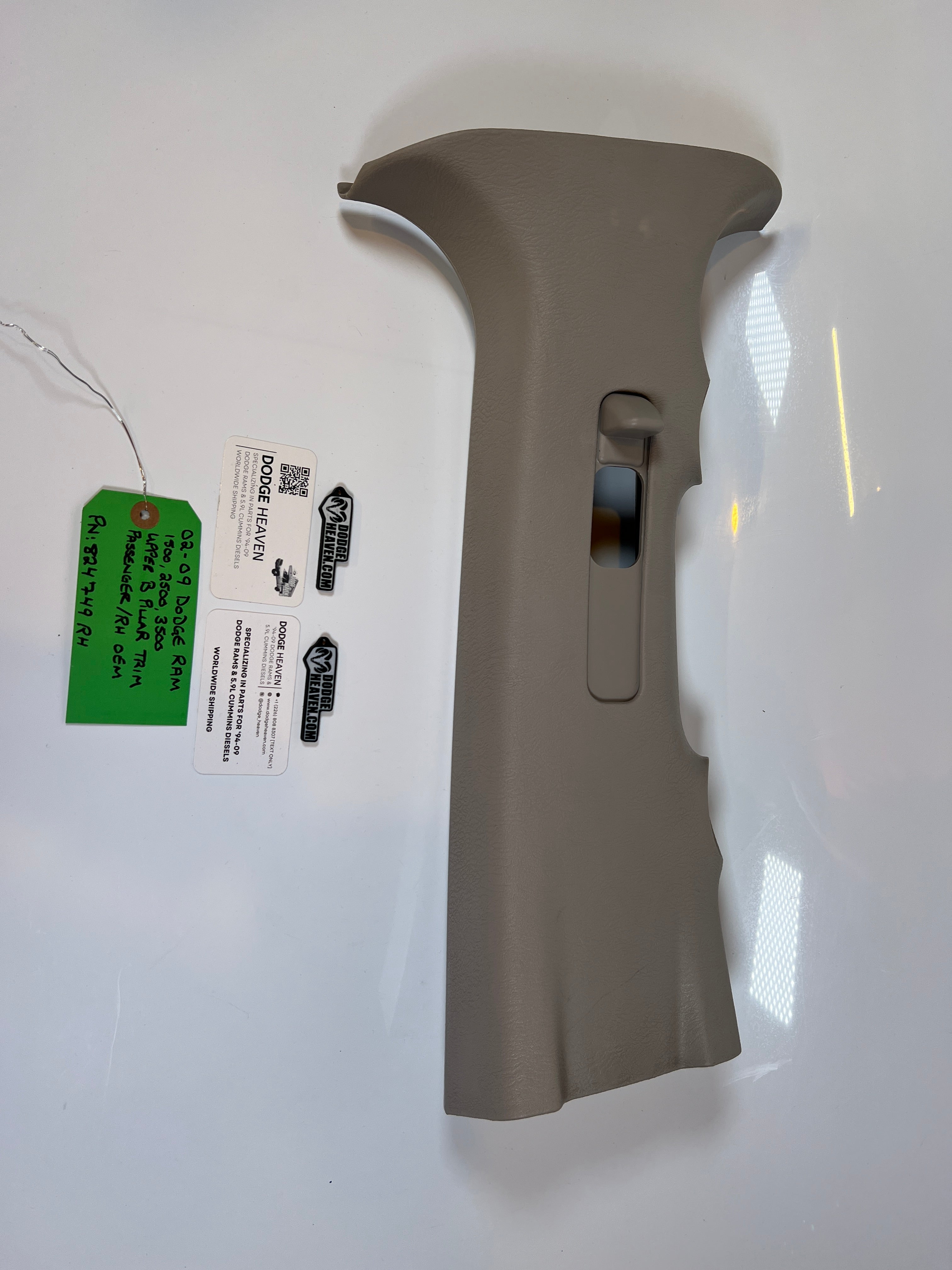 2002-2009 Dodge Ram Passenger Upper B Pillar Trim 1500 2500 3500