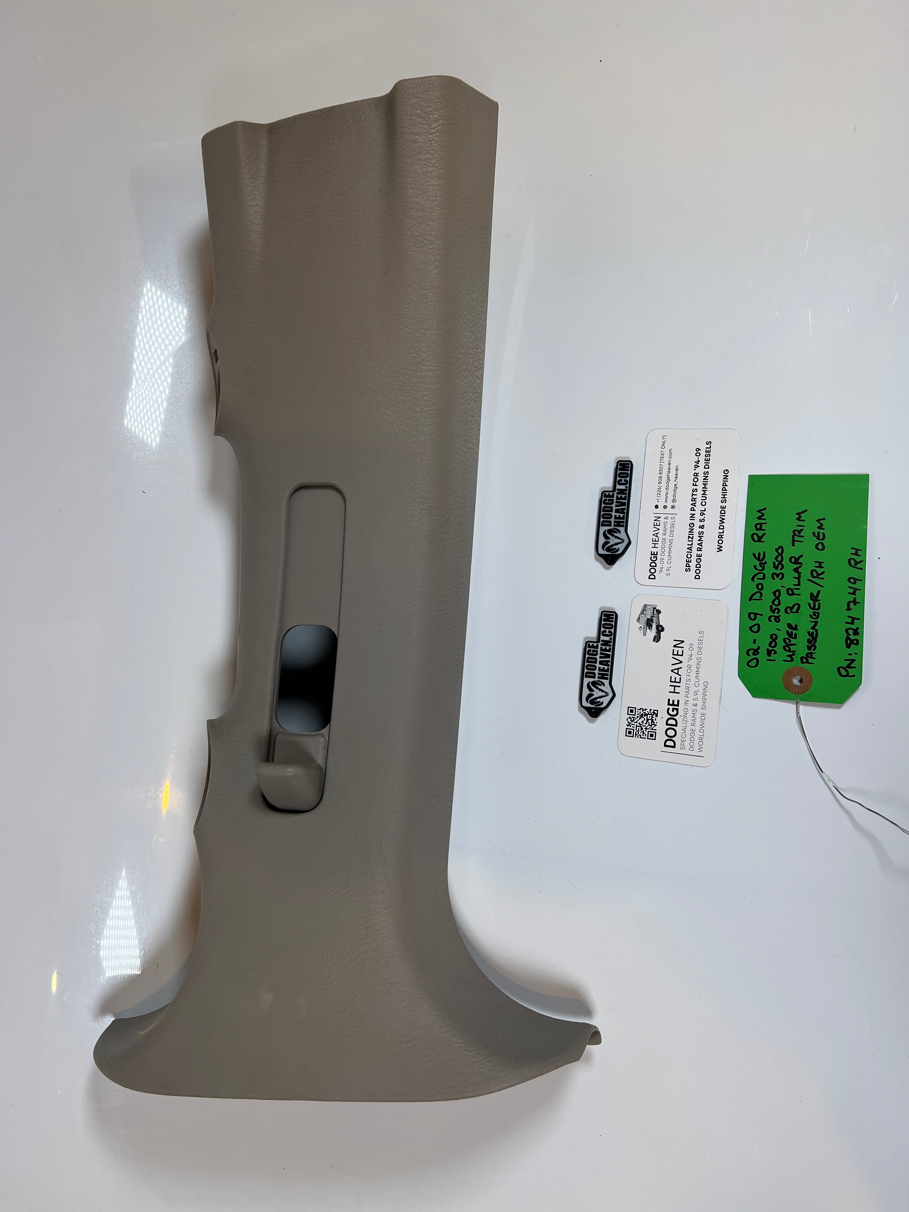 2002-2009 Dodge Ram Passenger Upper B Pillar Trim 1500 2500 3500