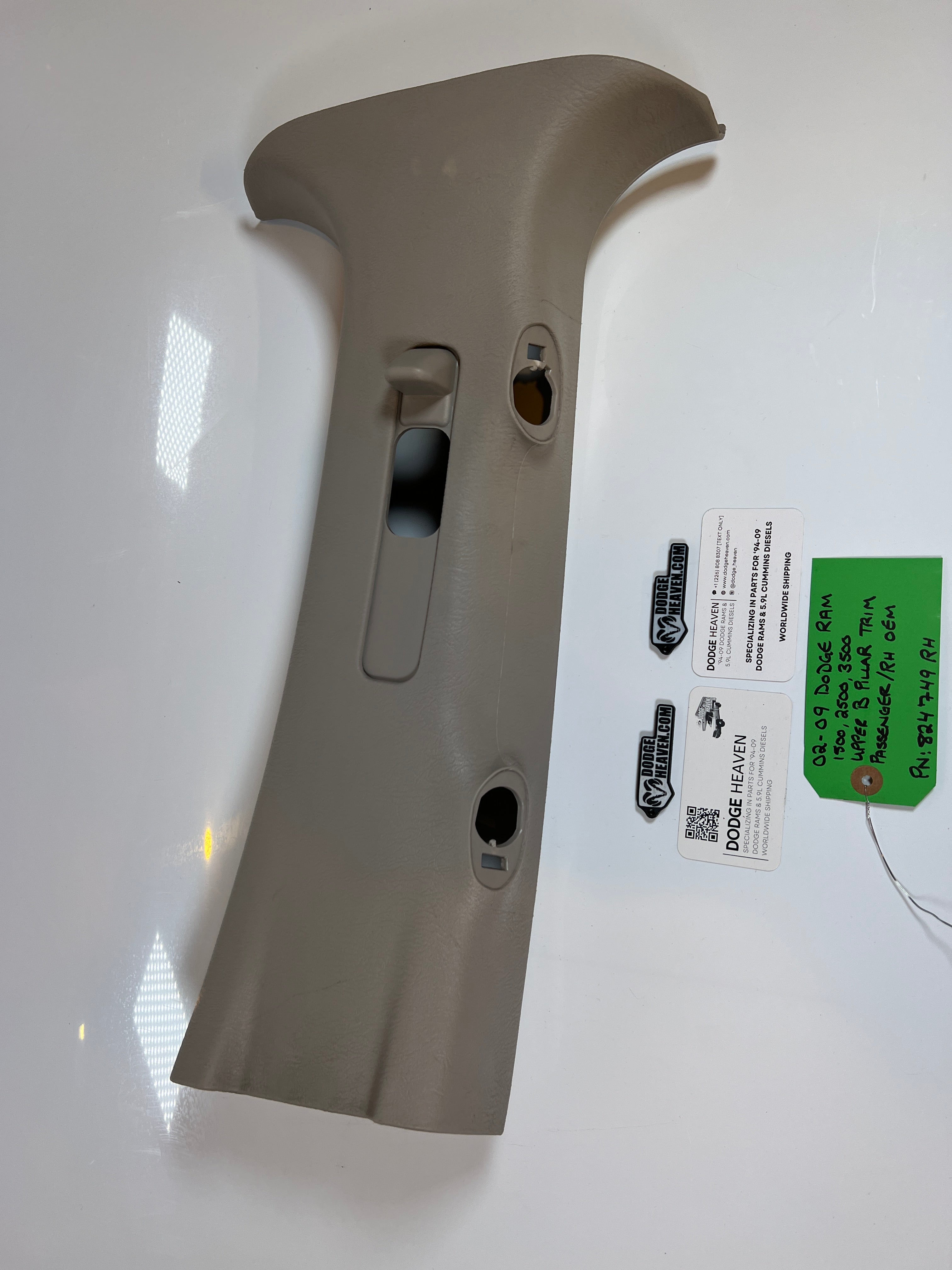 2002-2009 Dodge Ram Passenger Upper B Pillar Trim 1500 2500 3500