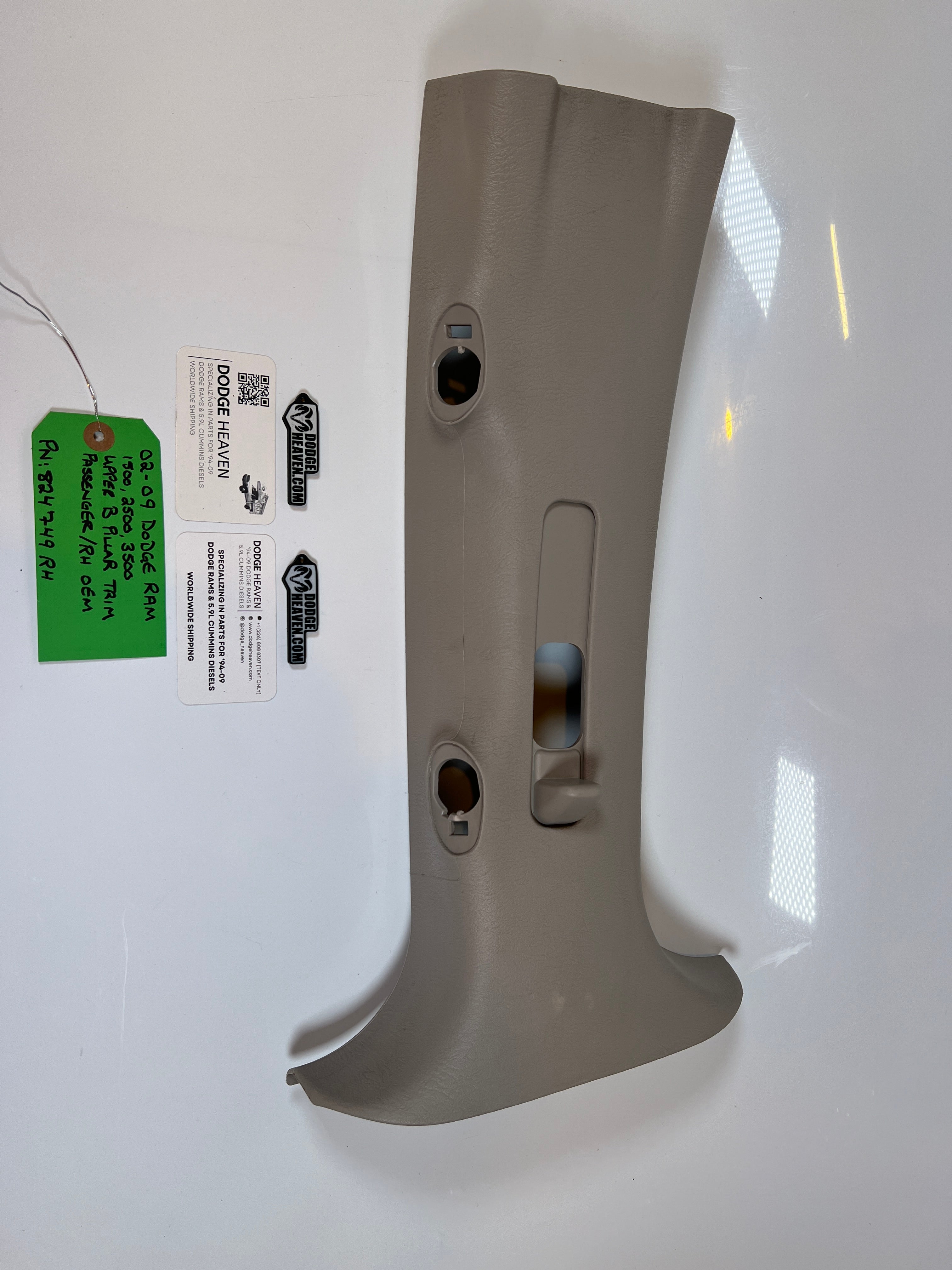 2002-2009 Dodge Ram Passenger Upper B Pillar Trim 1500 2500 3500