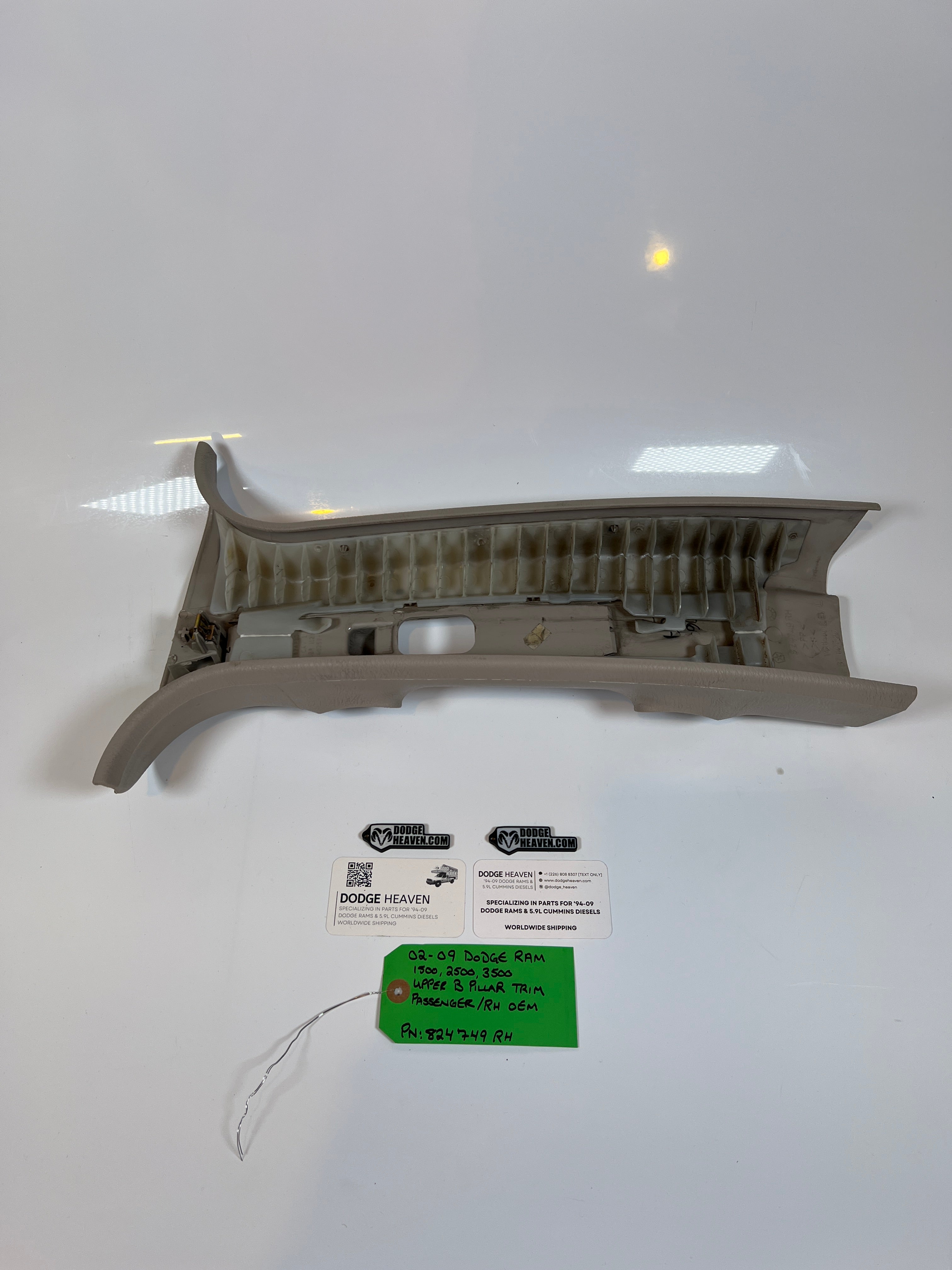 2002-2009 Dodge Ram Passenger Upper B Pillar Trim 1500 2500 3500