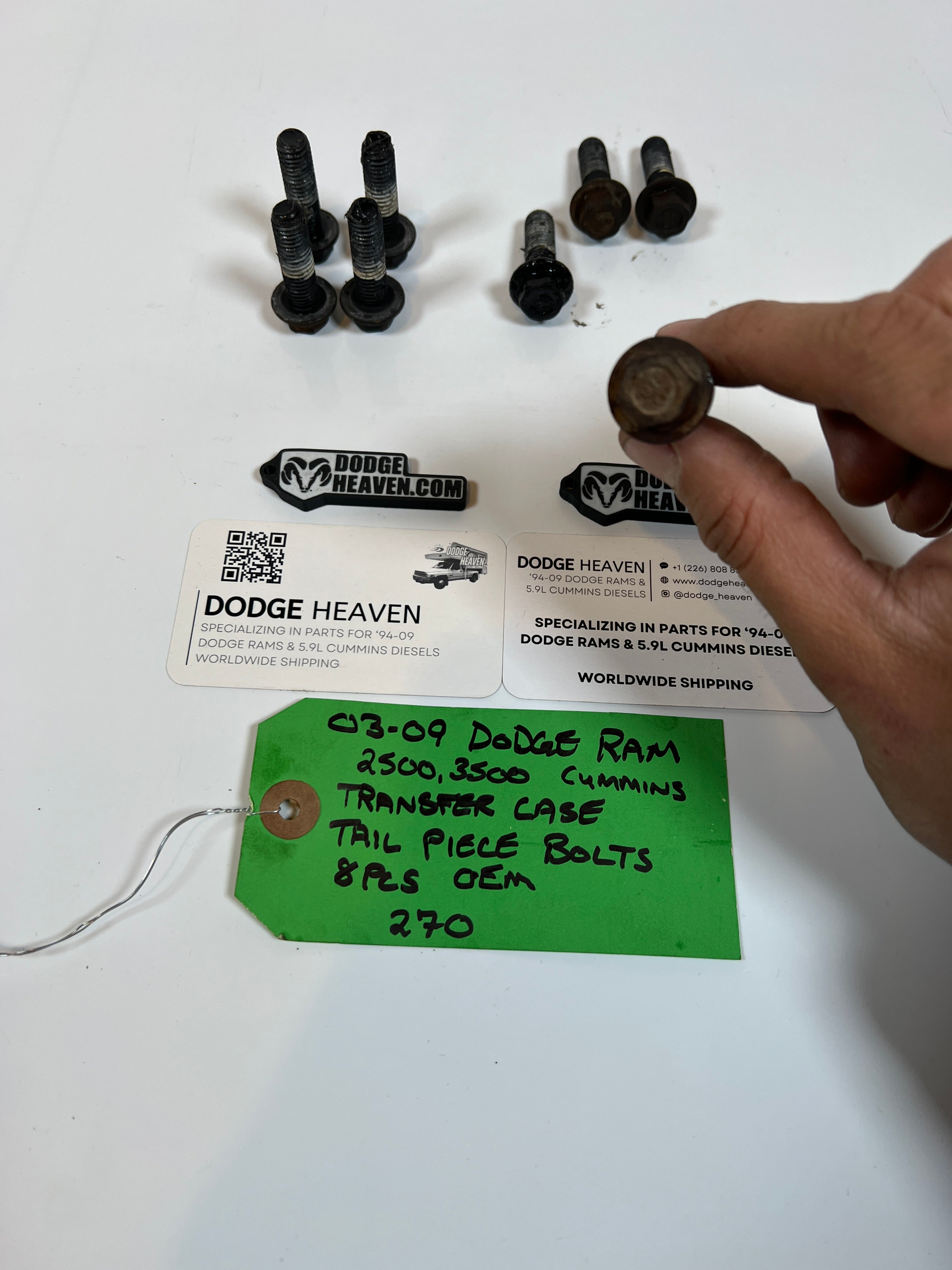 2003-2009 Dodge Ram 2500 3500 271D 273D Transfer Case Tail Housing Bolts 8Qty