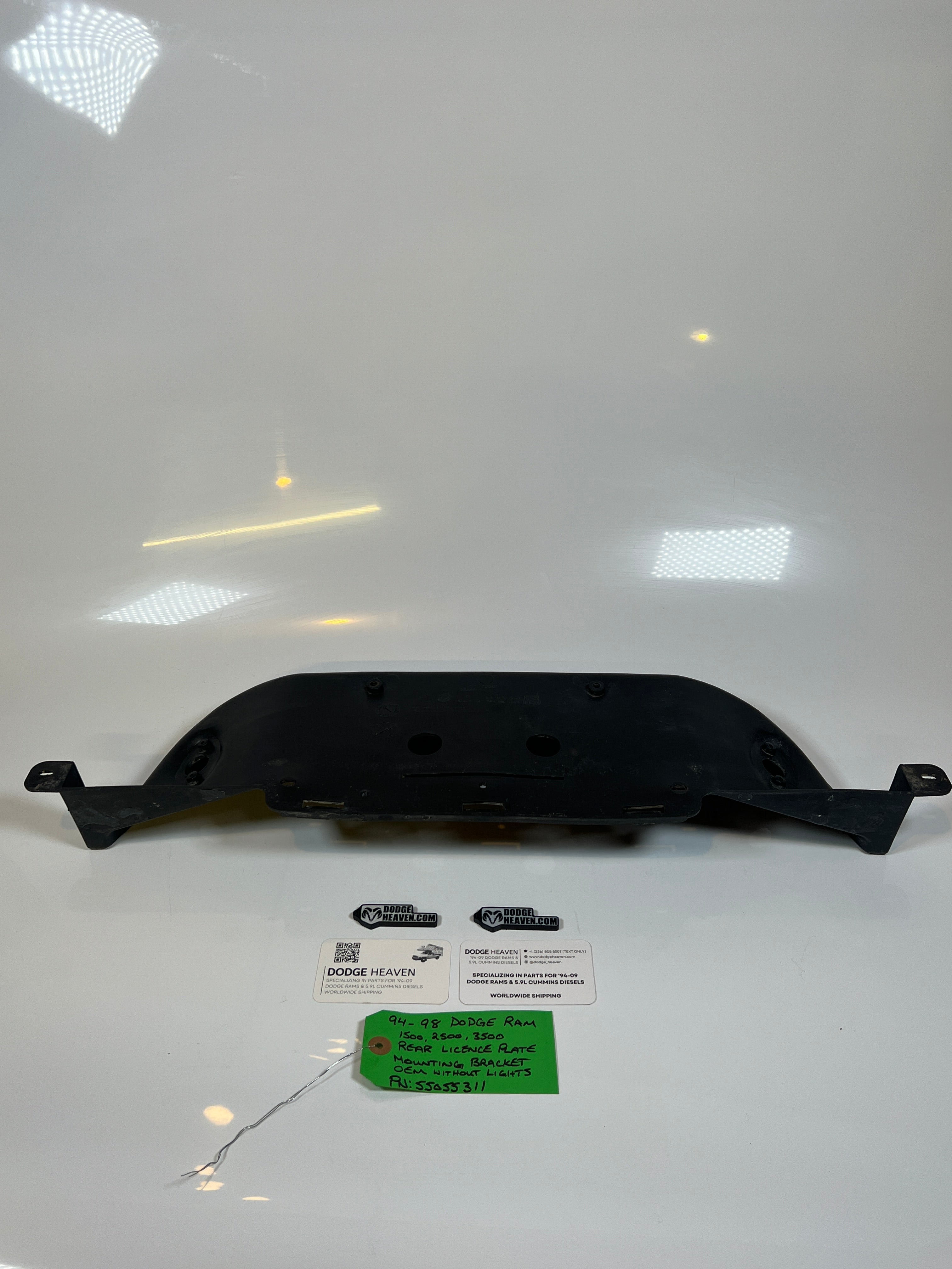 1994-1998 Dodge Ram Rear License Plate Mounting Bracket 1500-3500