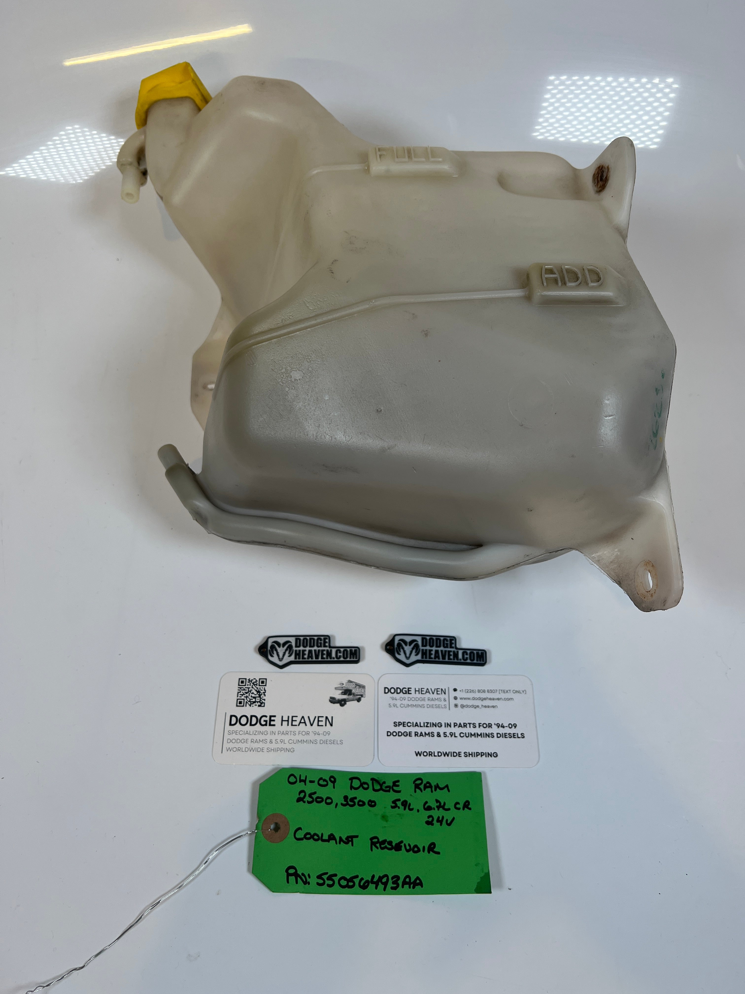 2004-2009 Dodge Ram 5.9L 6.7L Cummins Coolant Reservoir Bottle