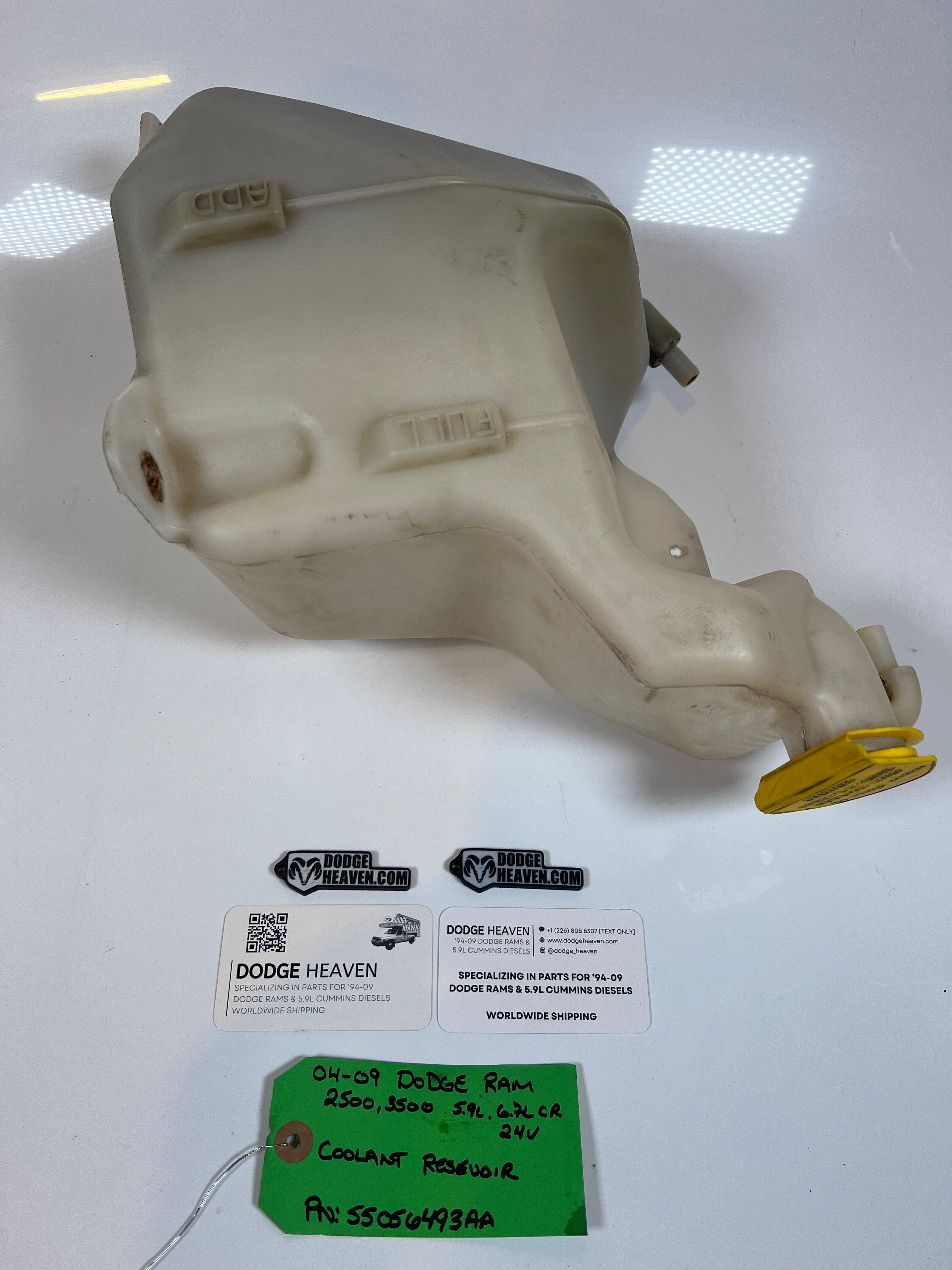2004-2009 Dodge Ram 5.9L 6.7L Cummins Coolant Reservoir Bottle