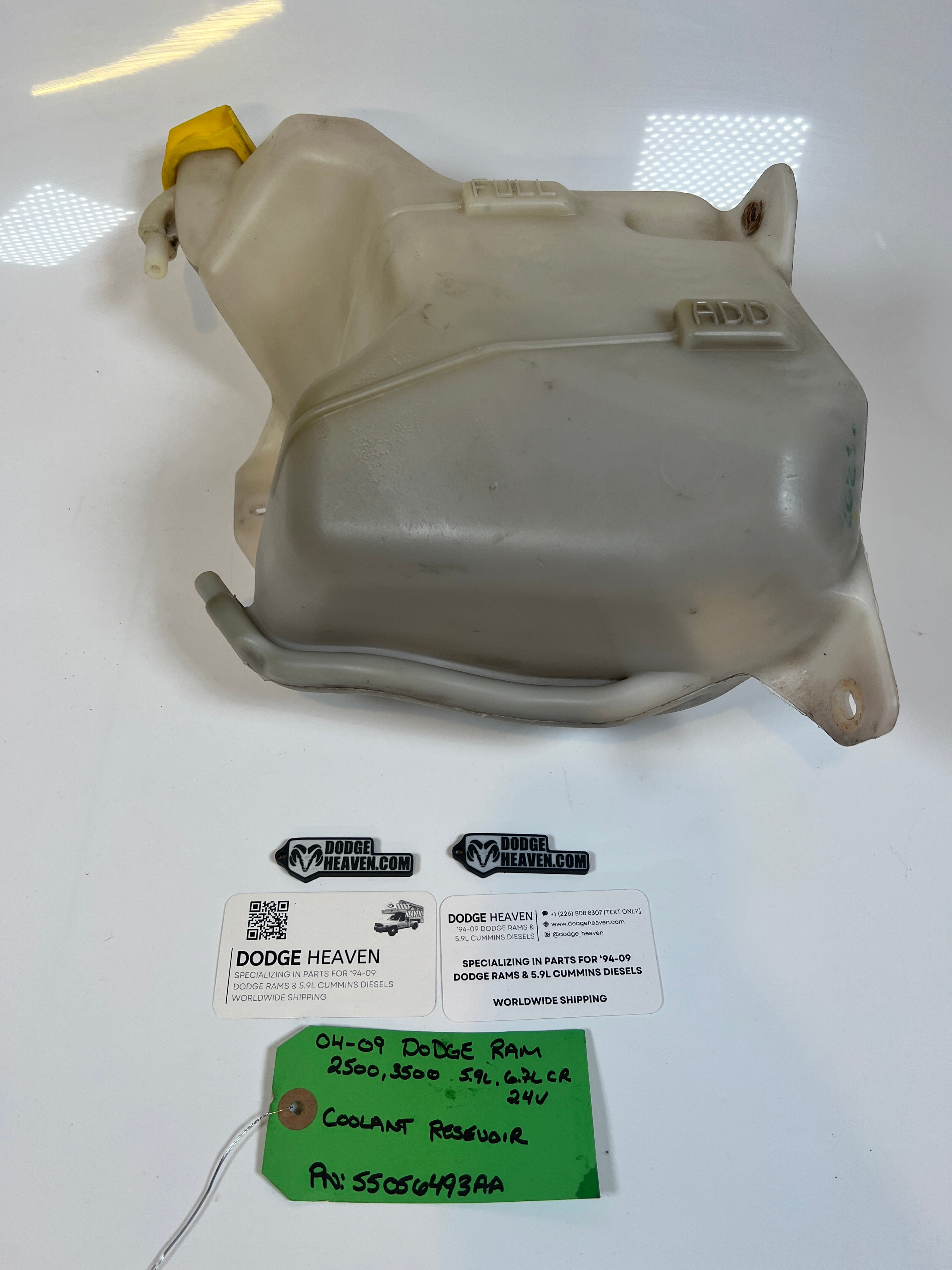 2004-2009 Dodge Ram 5.9L 6.7L Cummins Coolant Reservoir Bottle