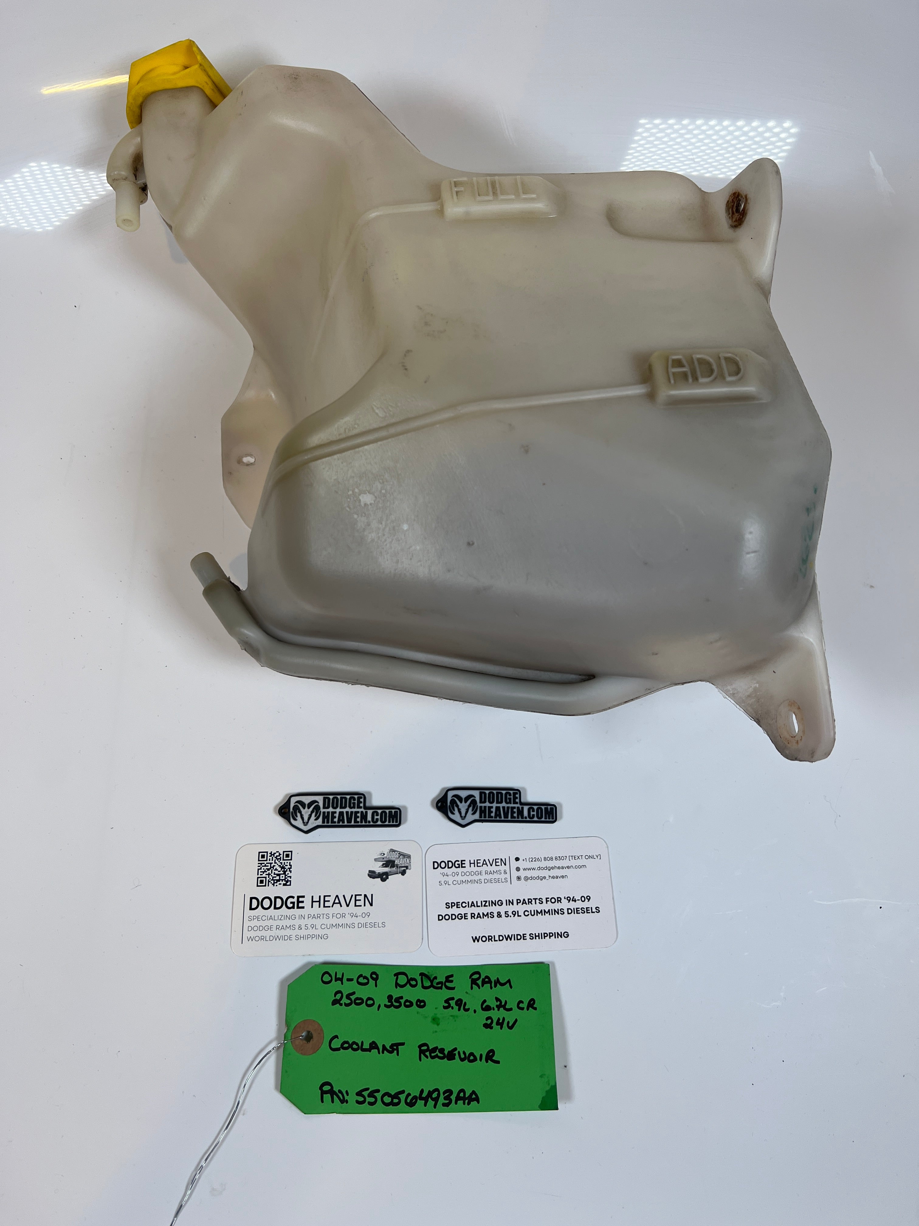 2004-2009 Dodge Ram 5.9L 6.7L Cummins Coolant Reservoir Bottle