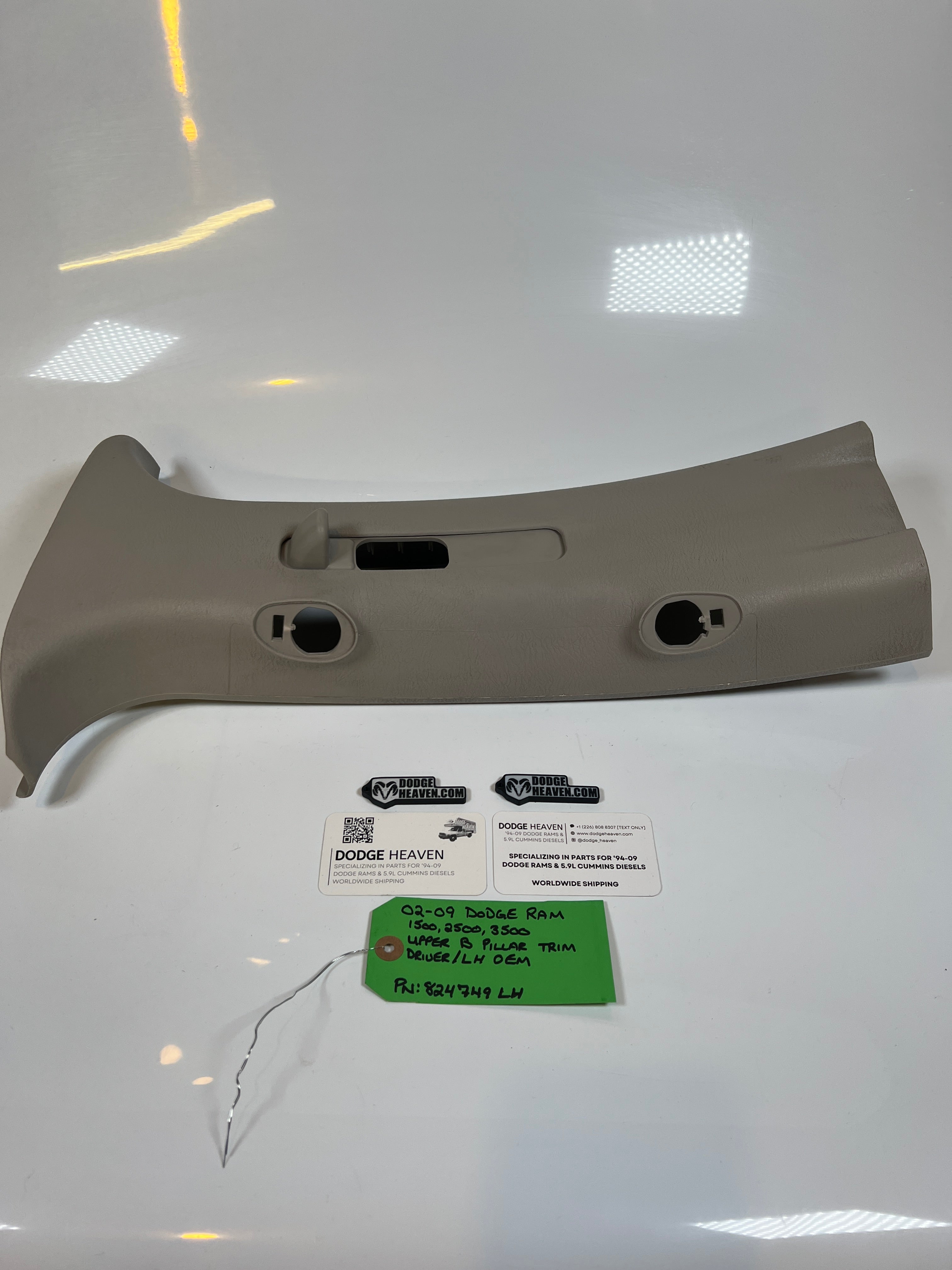 2002-2009 Dodge Ram Driver Upper B Pillar Trim 1500 2500 3500