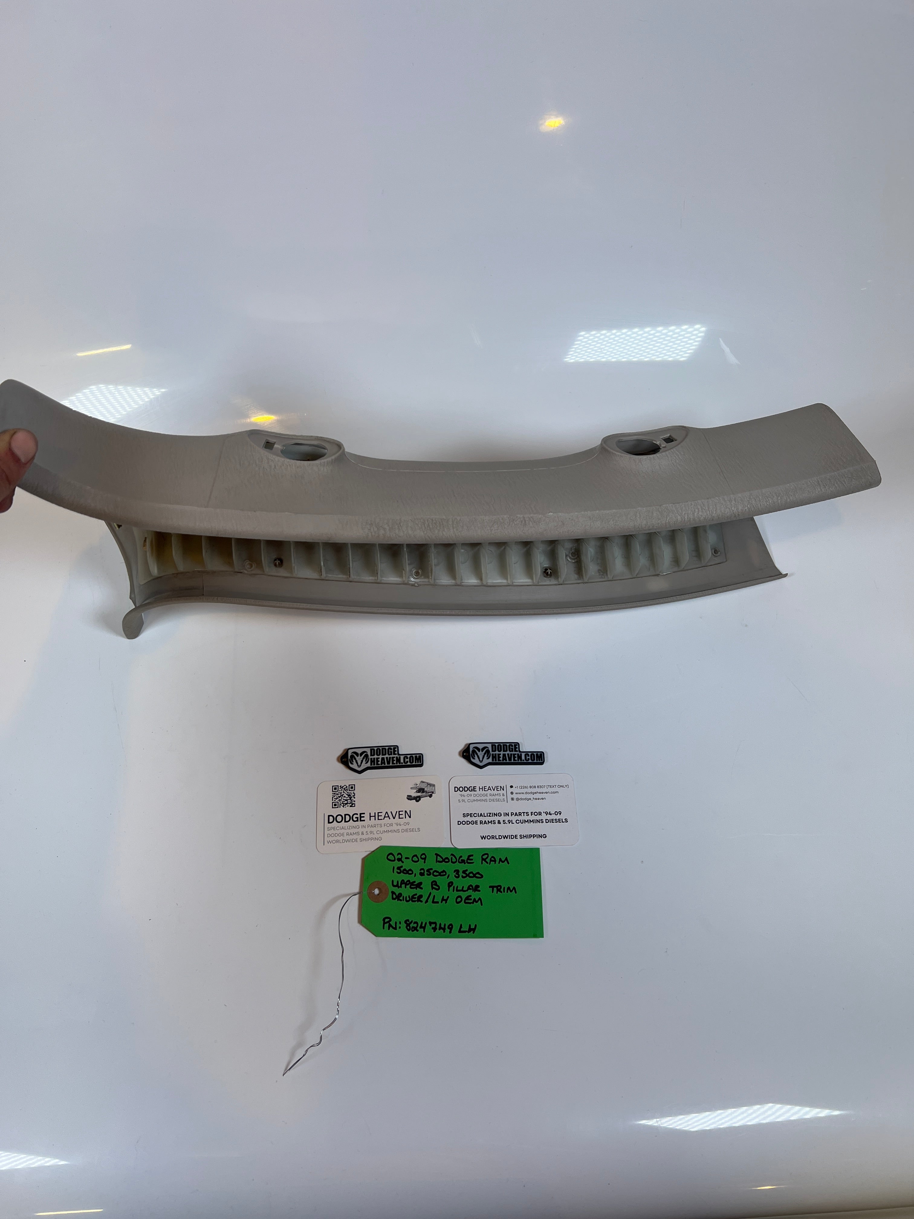 2002-2009 Dodge Ram Driver Upper B Pillar Trim 1500 2500 3500