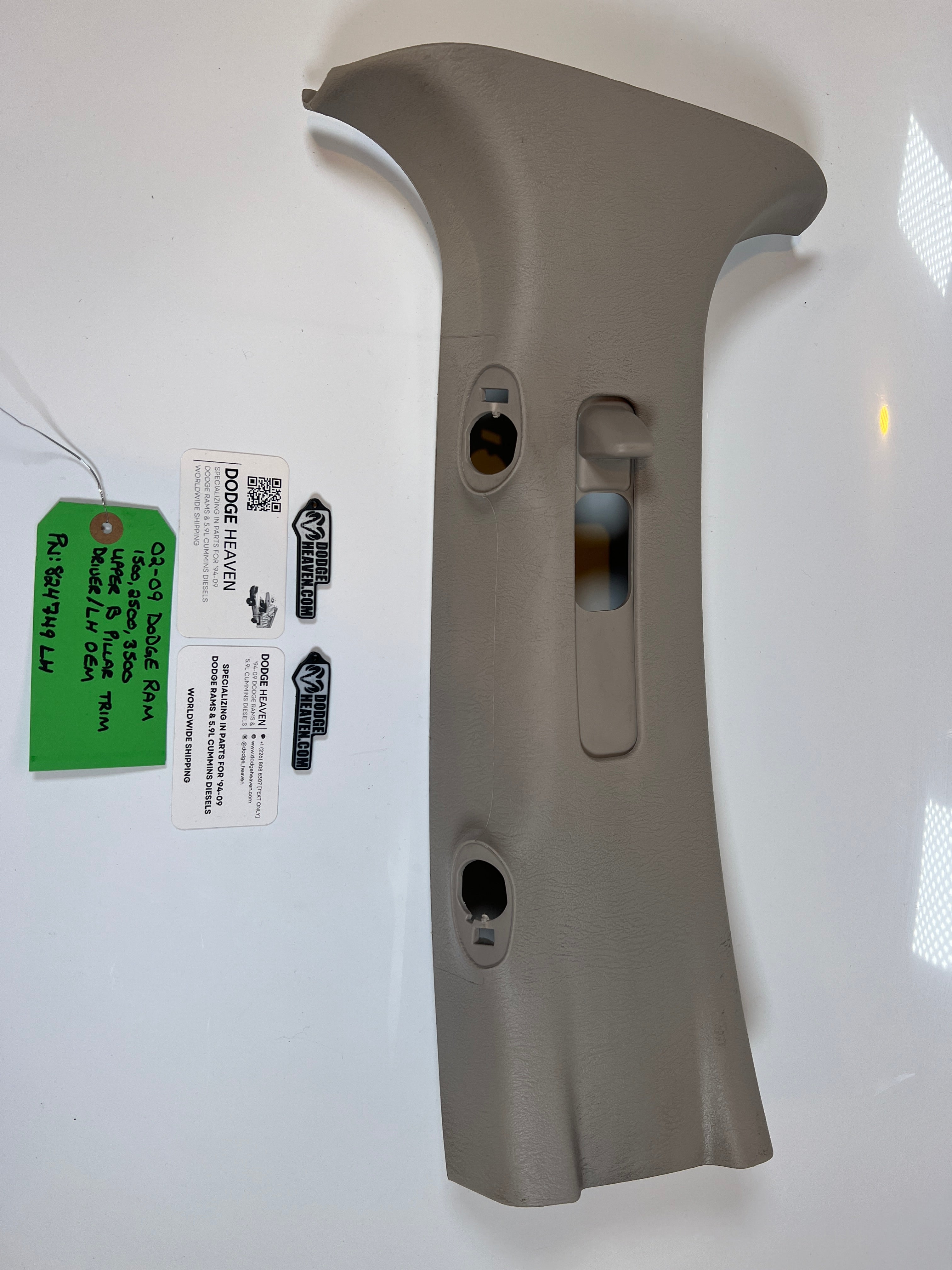 2002-2009 Dodge Ram Driver Upper B Pillar Trim 1500 2500 3500