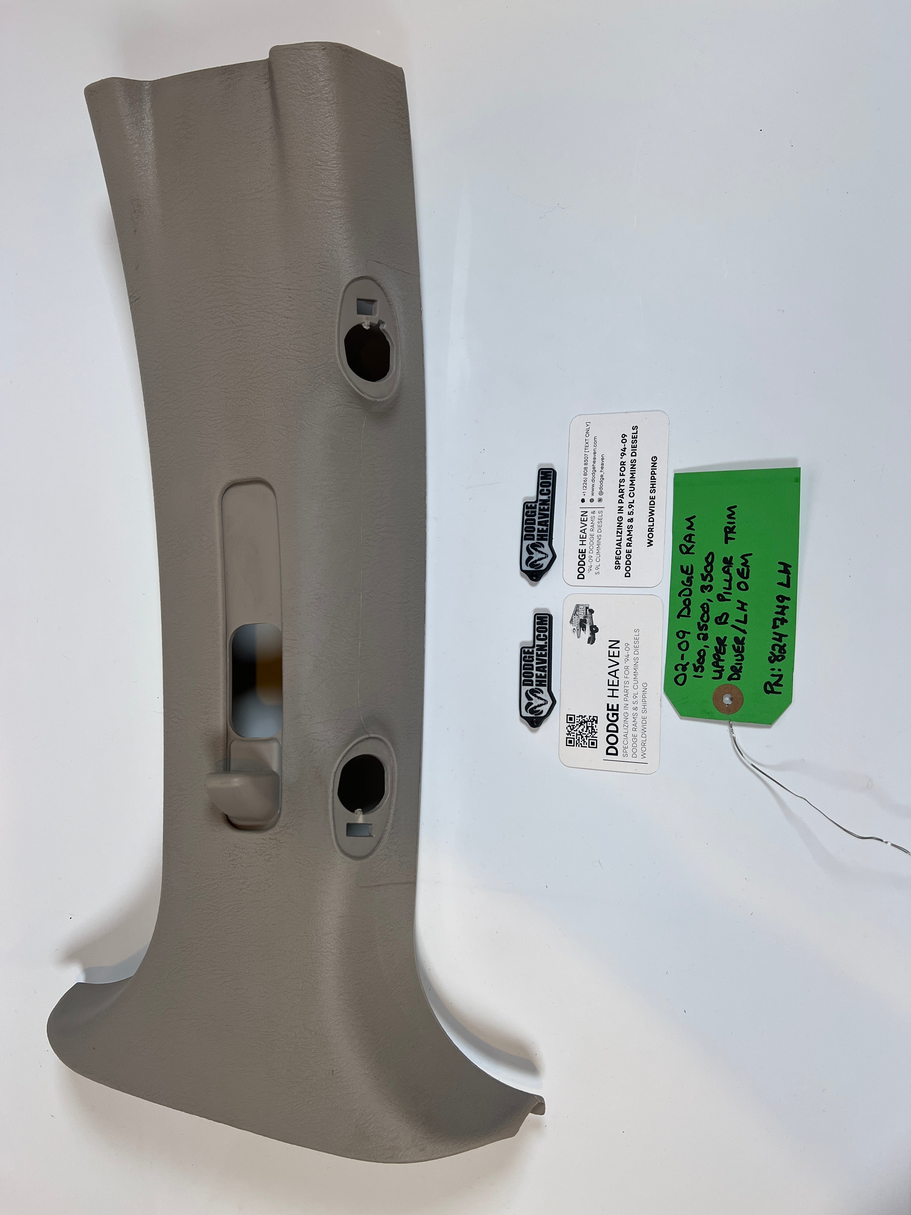 2002-2009 Dodge Ram Driver Upper B Pillar Trim 1500 2500 3500