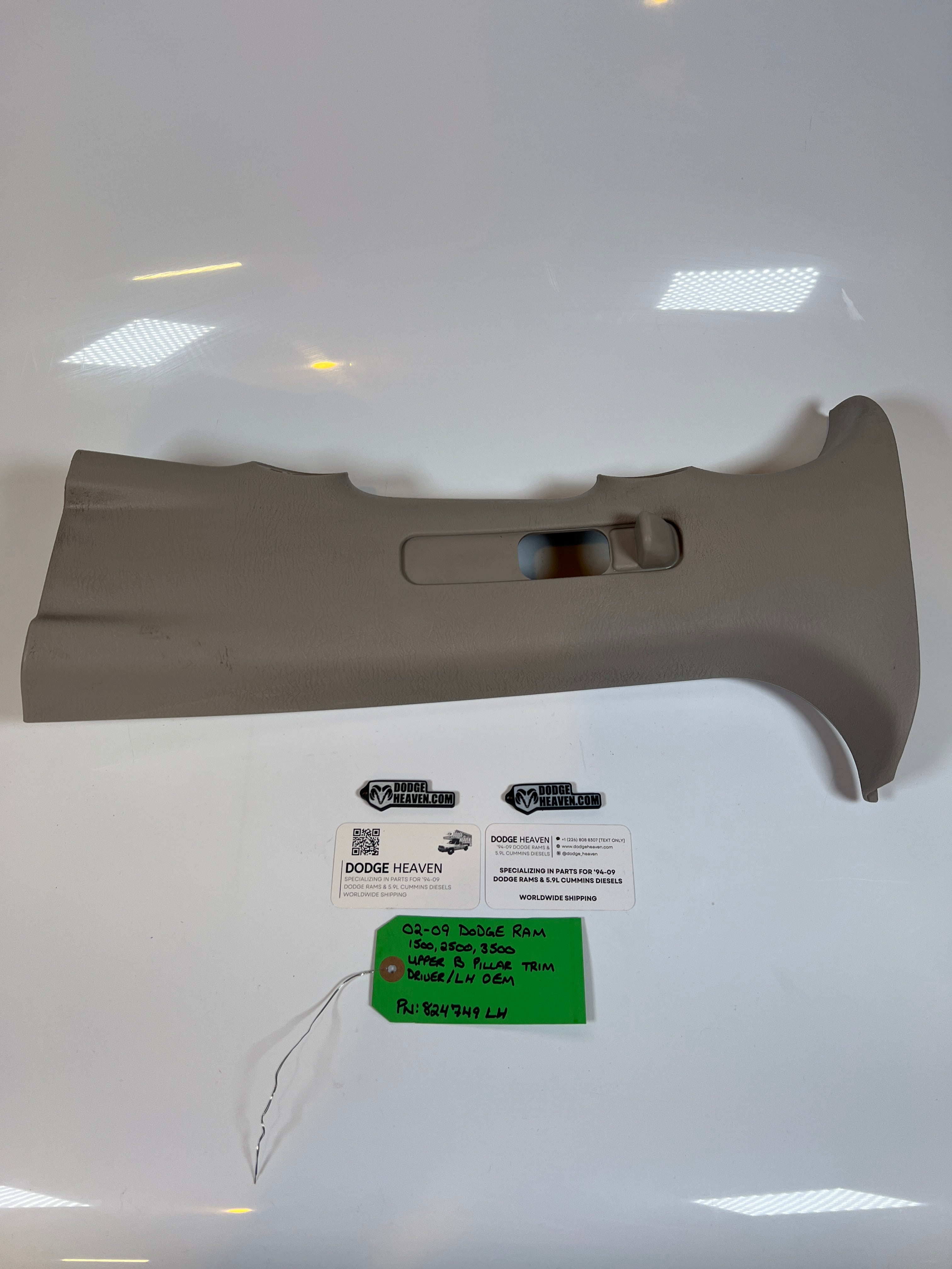 2002-2009 Dodge Ram Driver Upper B Pillar Trim 1500 2500 3500