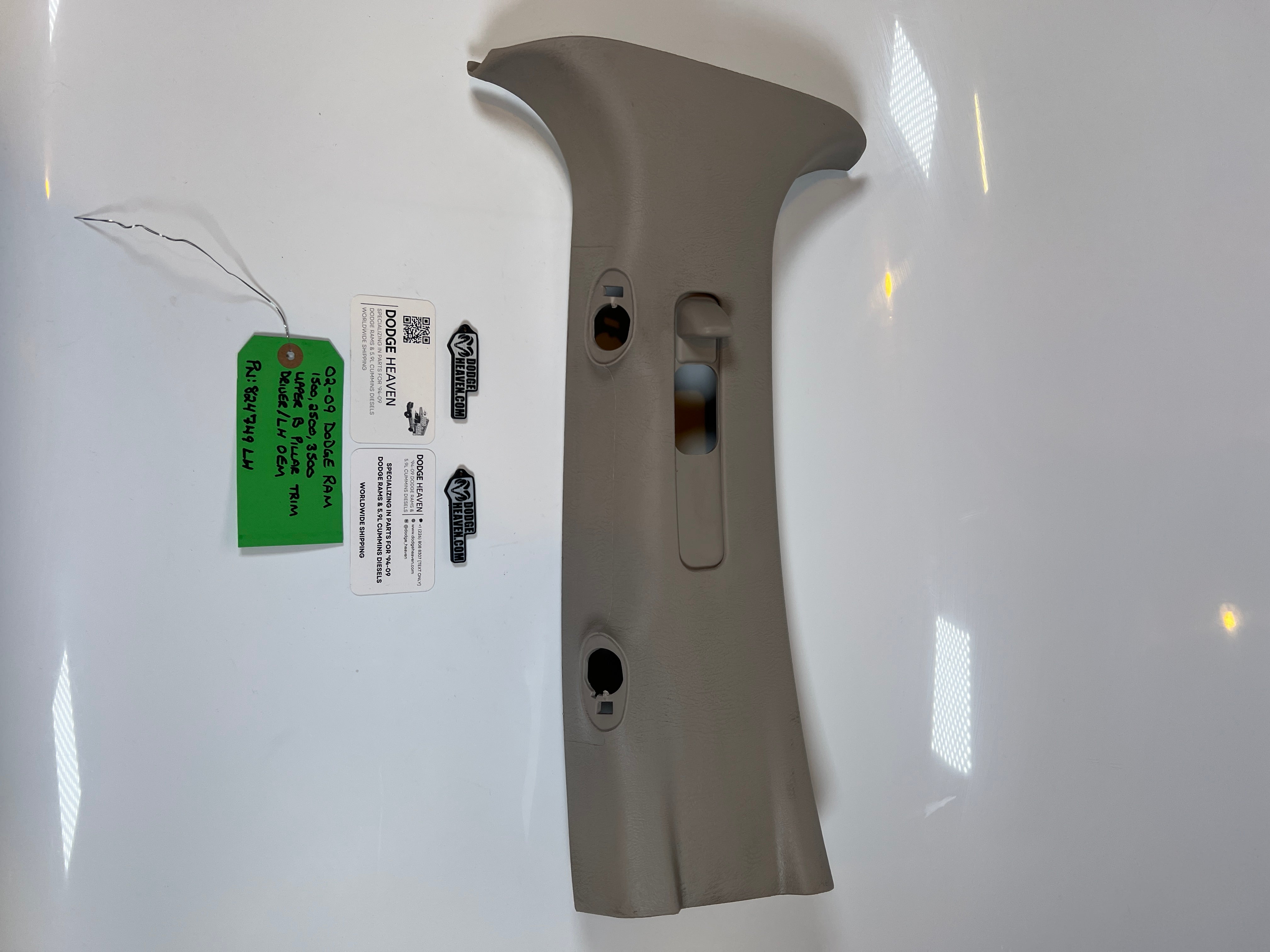 2002-2009 Dodge Ram Driver Upper B Pillar Trim 1500 2500 3500