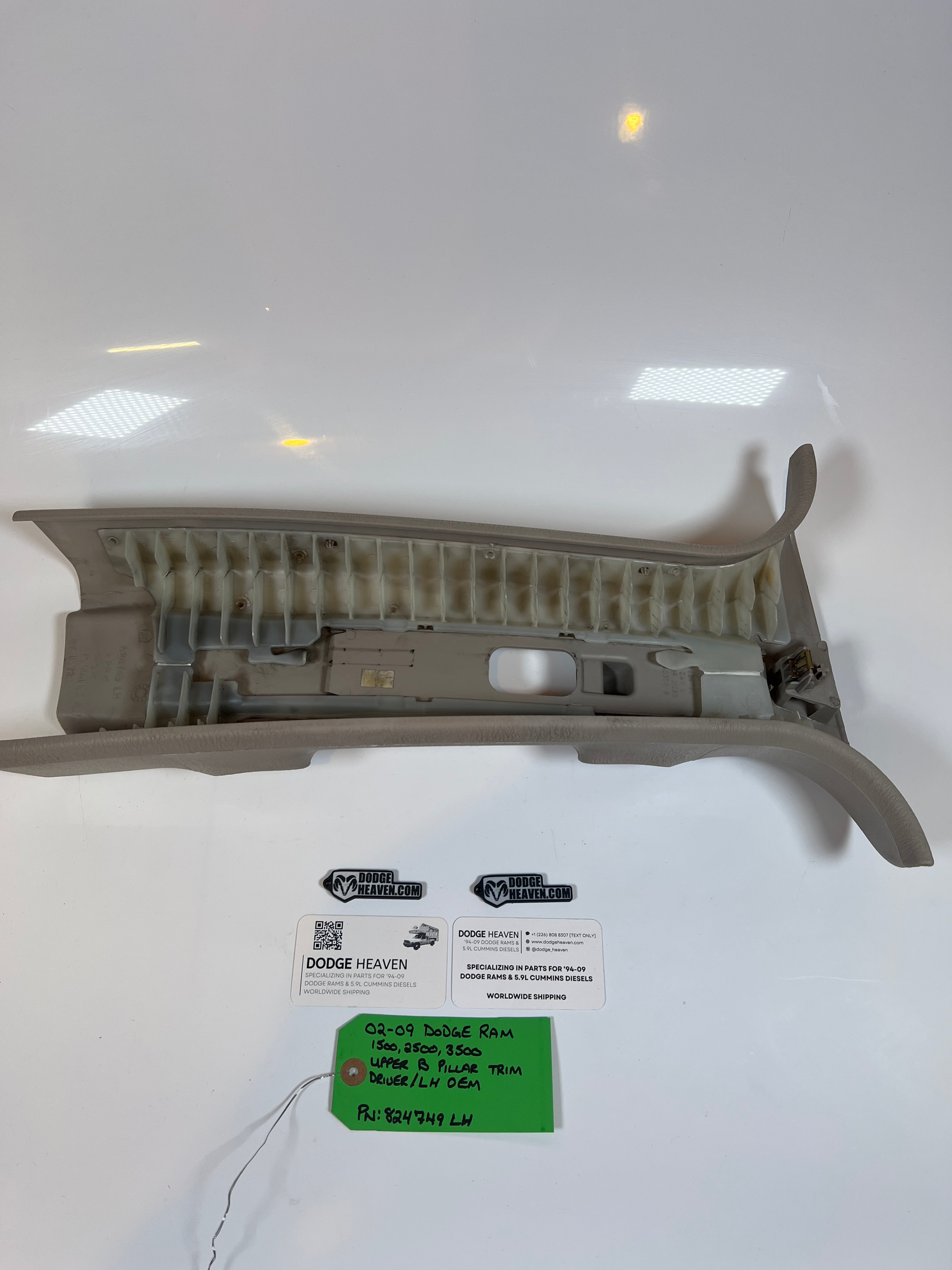 2002-2009 Dodge Ram Driver Upper B Pillar Trim 1500 2500 3500