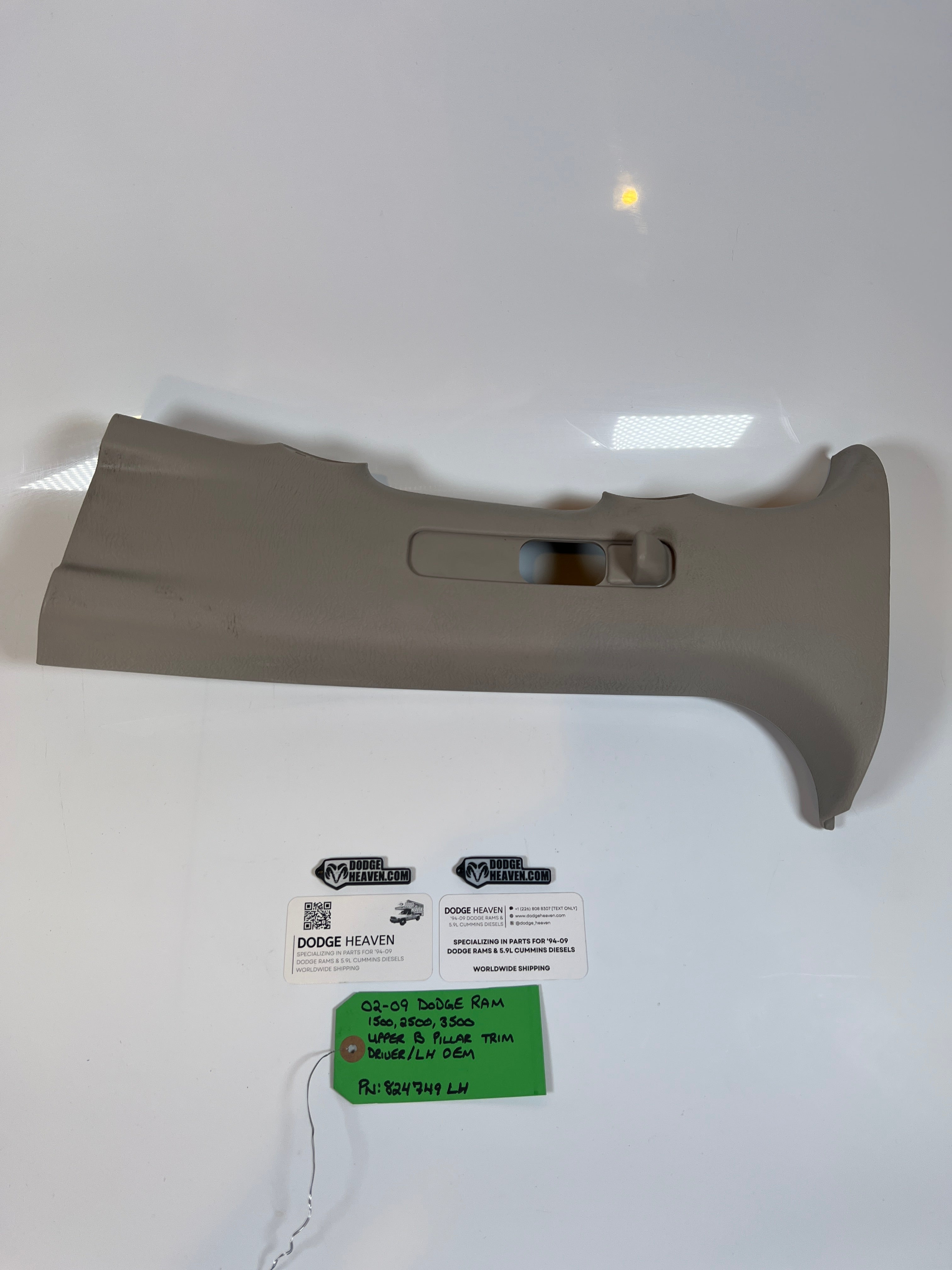 2002-2009 Dodge Ram Driver Upper B Pillar Trim 1500 2500 3500