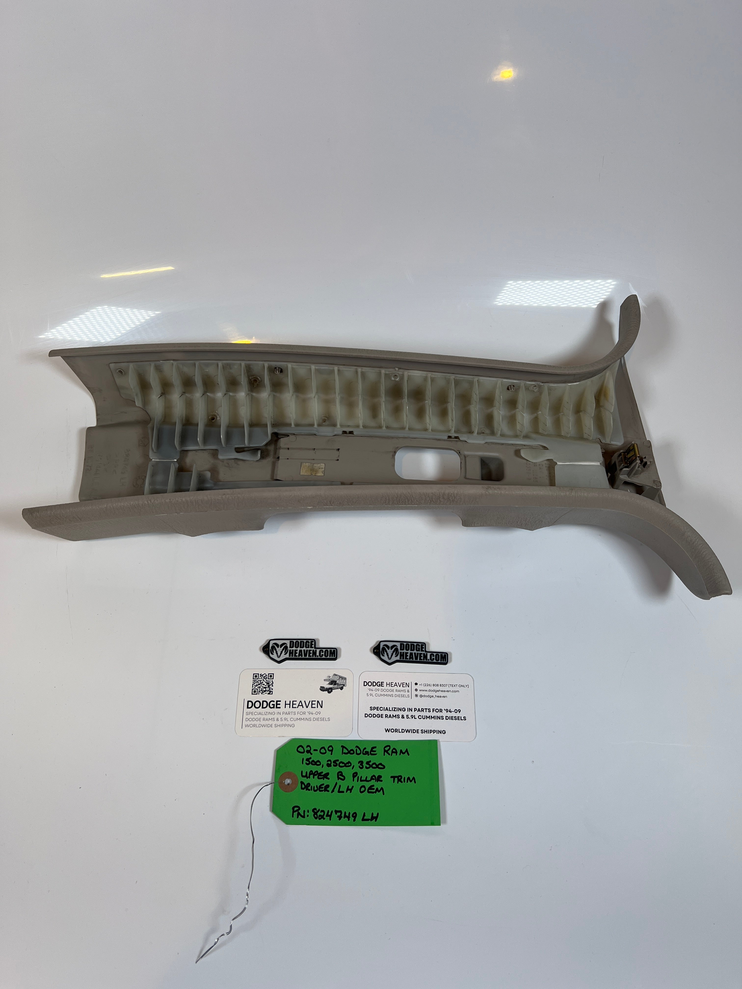 2002-2009 Dodge Ram Driver Upper B Pillar Trim 1500 2500 3500