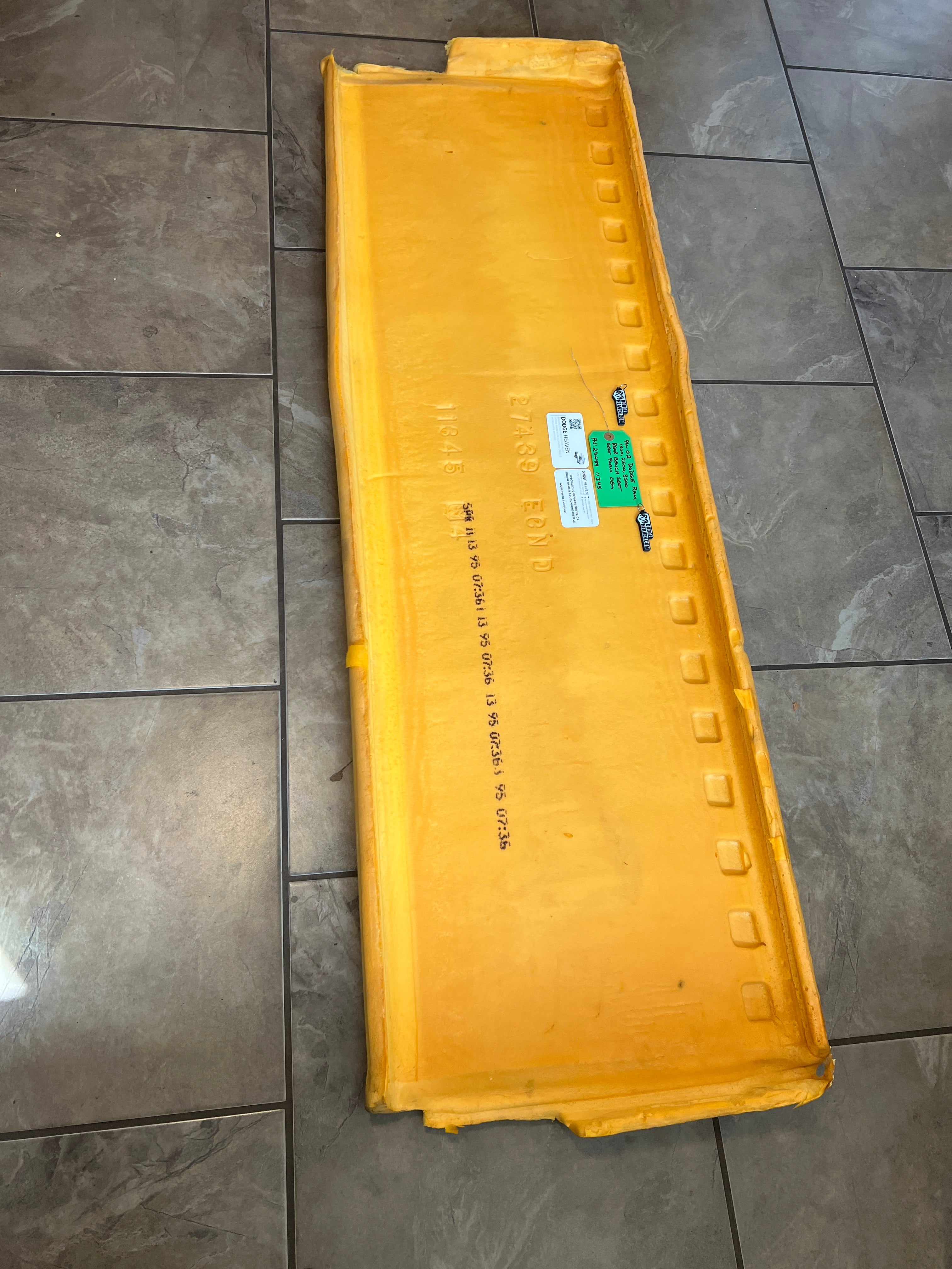 1994-2002 Dodge Ram Rear Bench Seat Foam Bottom 1500 2500 3500