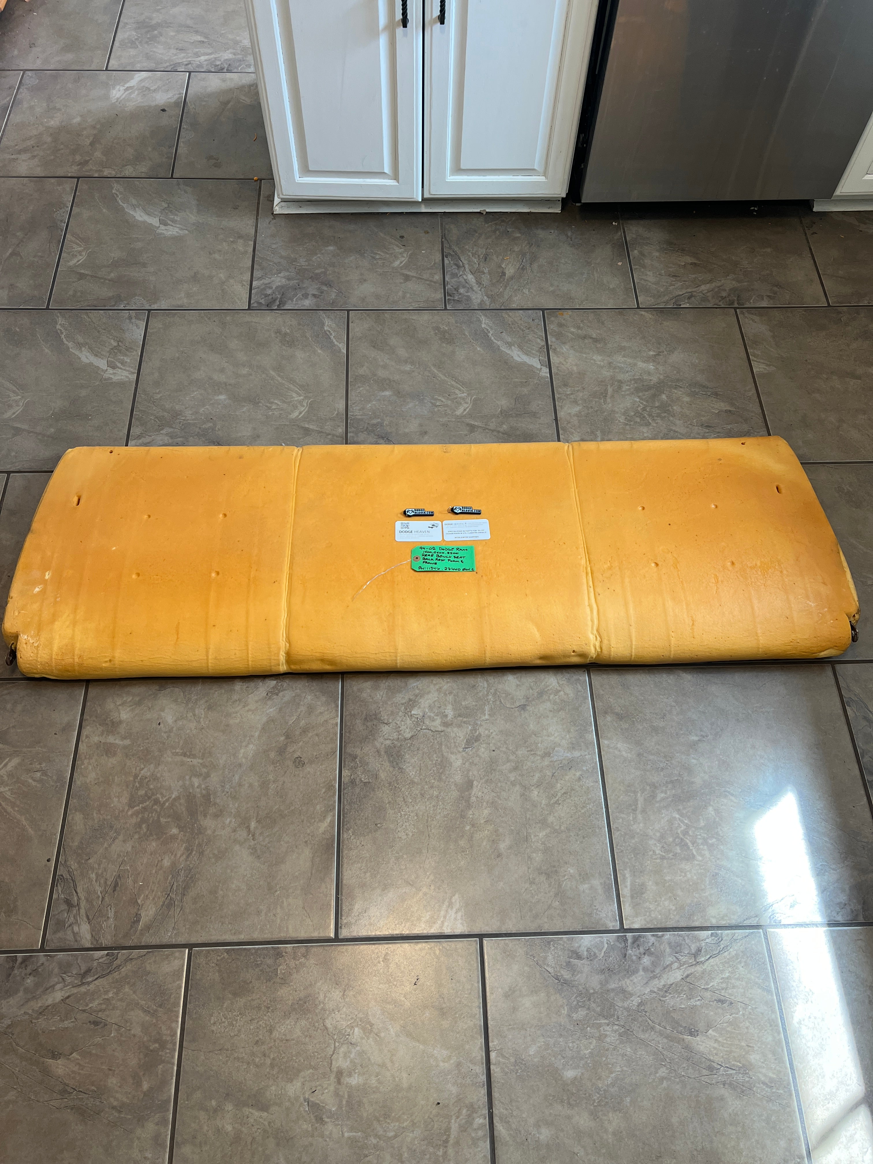 1994-2002 Dodge Ram Rear Bench Seat Back Foam & Frame 1500 2500 3500