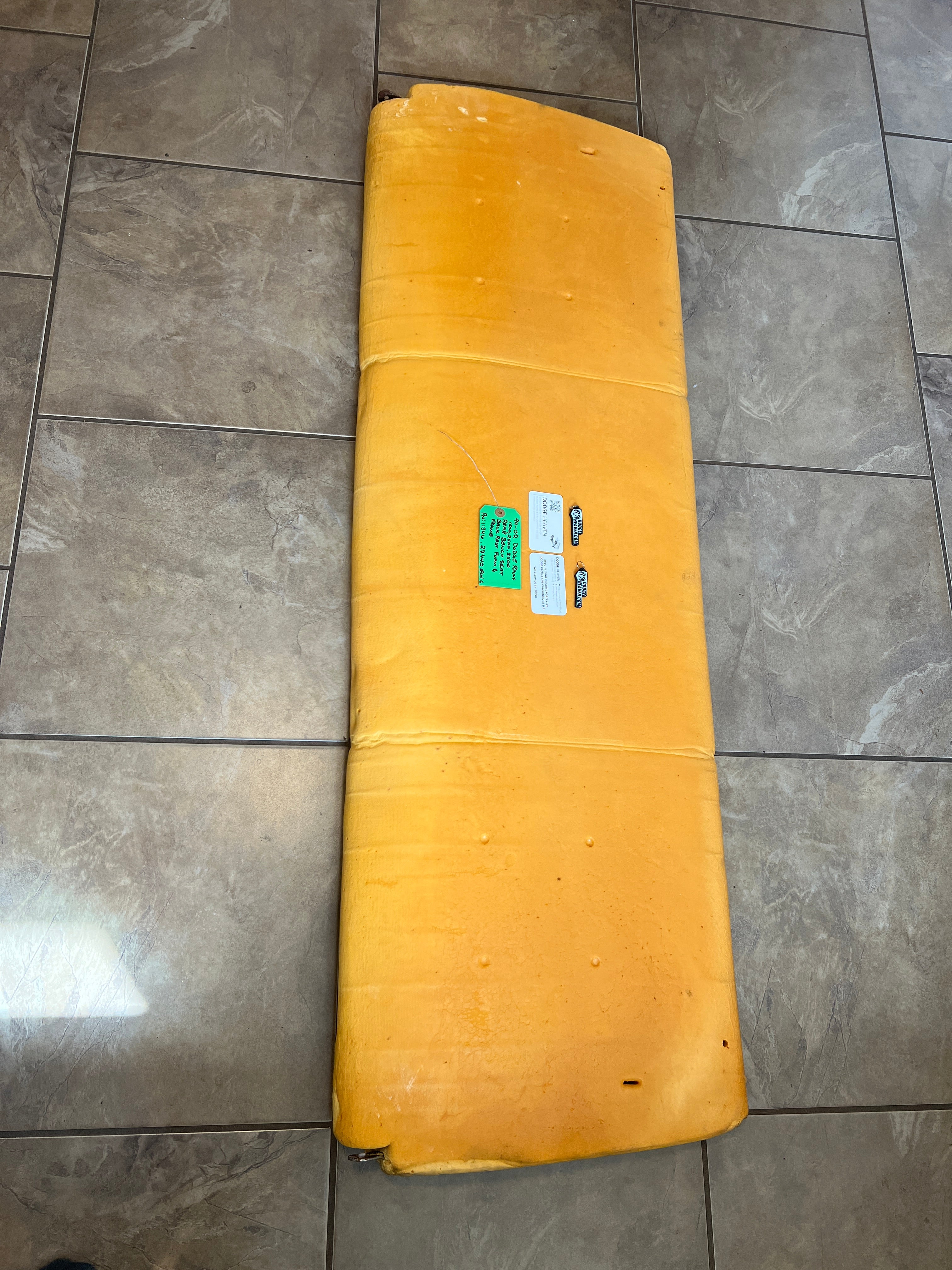 1994-2002 Dodge Ram Rear Bench Seat Back Foam & Frame 1500 2500 3500