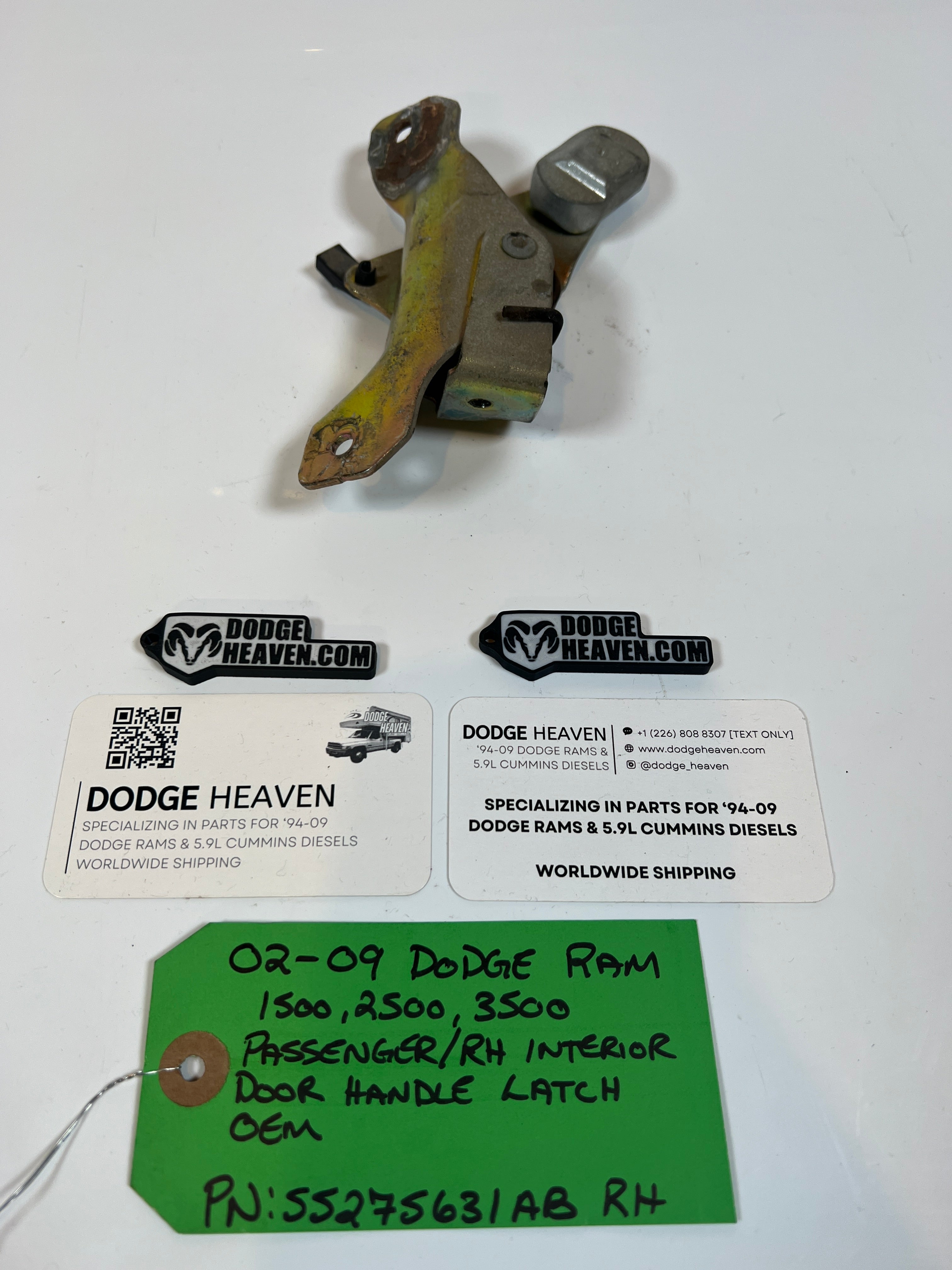 2002-2009 Dodge Ram Passenger Interior Door Handle Latch