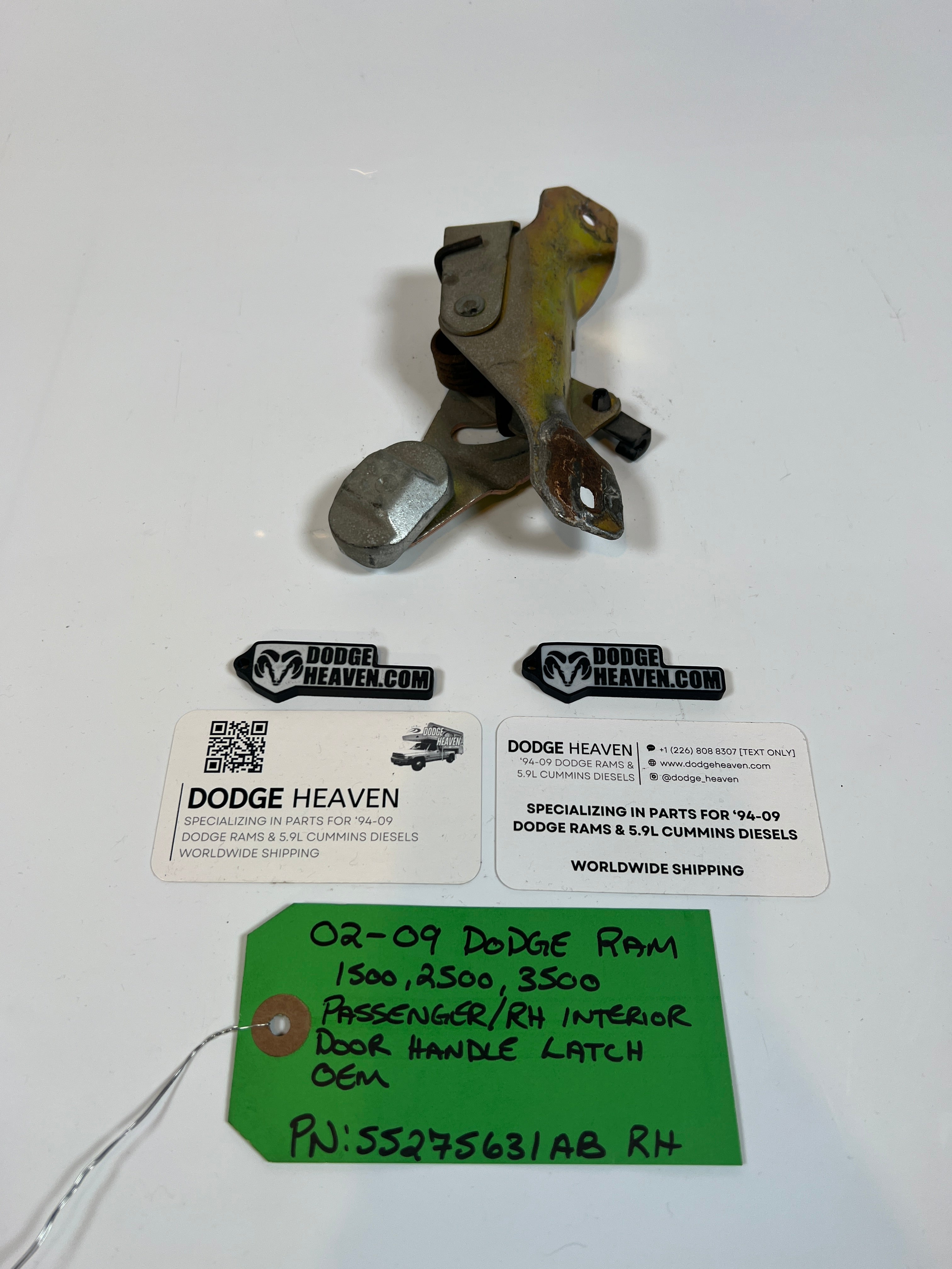 2002-2009 Dodge Ram Passenger Interior Door Handle Latch