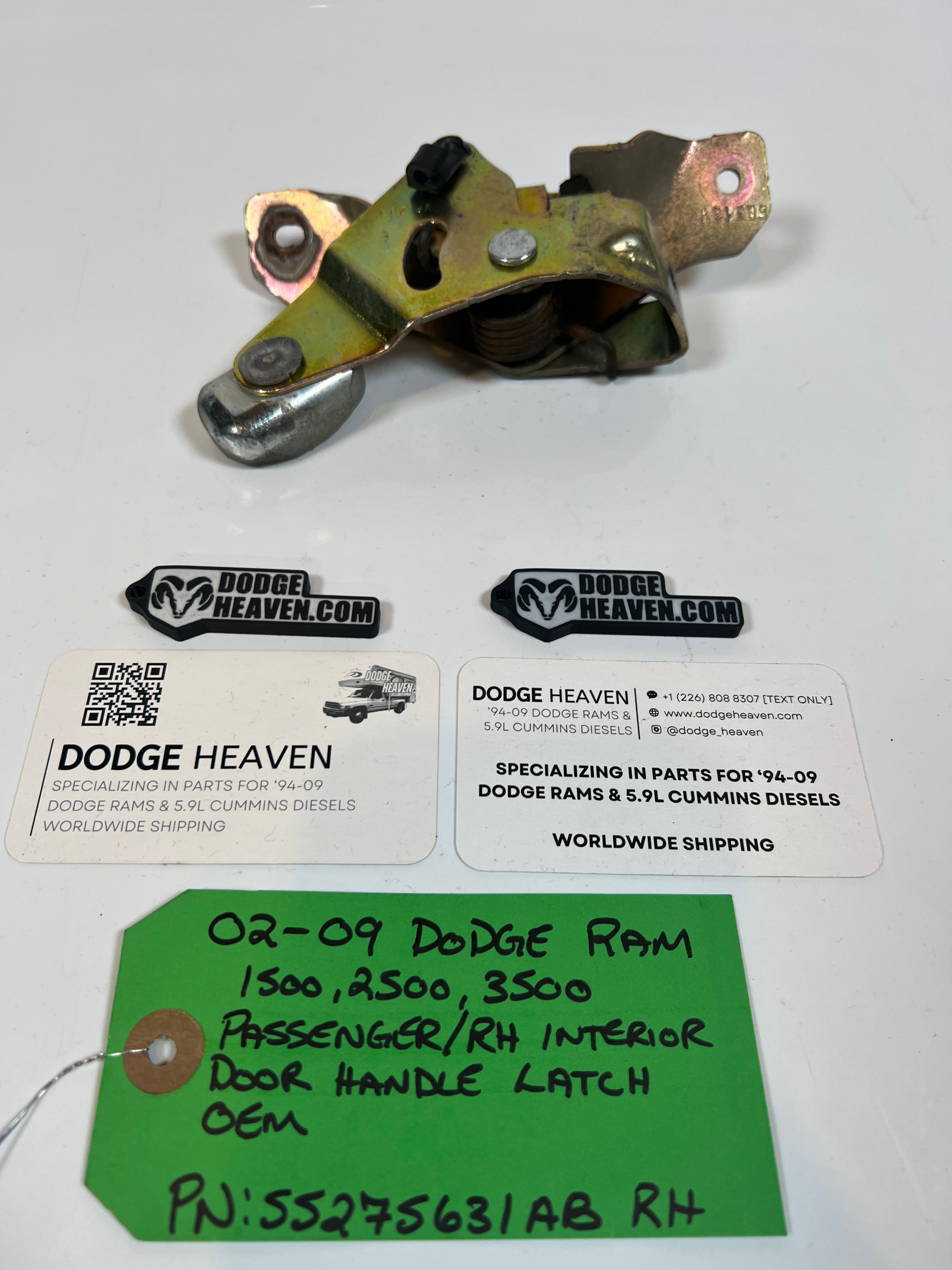 2002-2009 Dodge Ram Passenger Interior Door Handle Latch