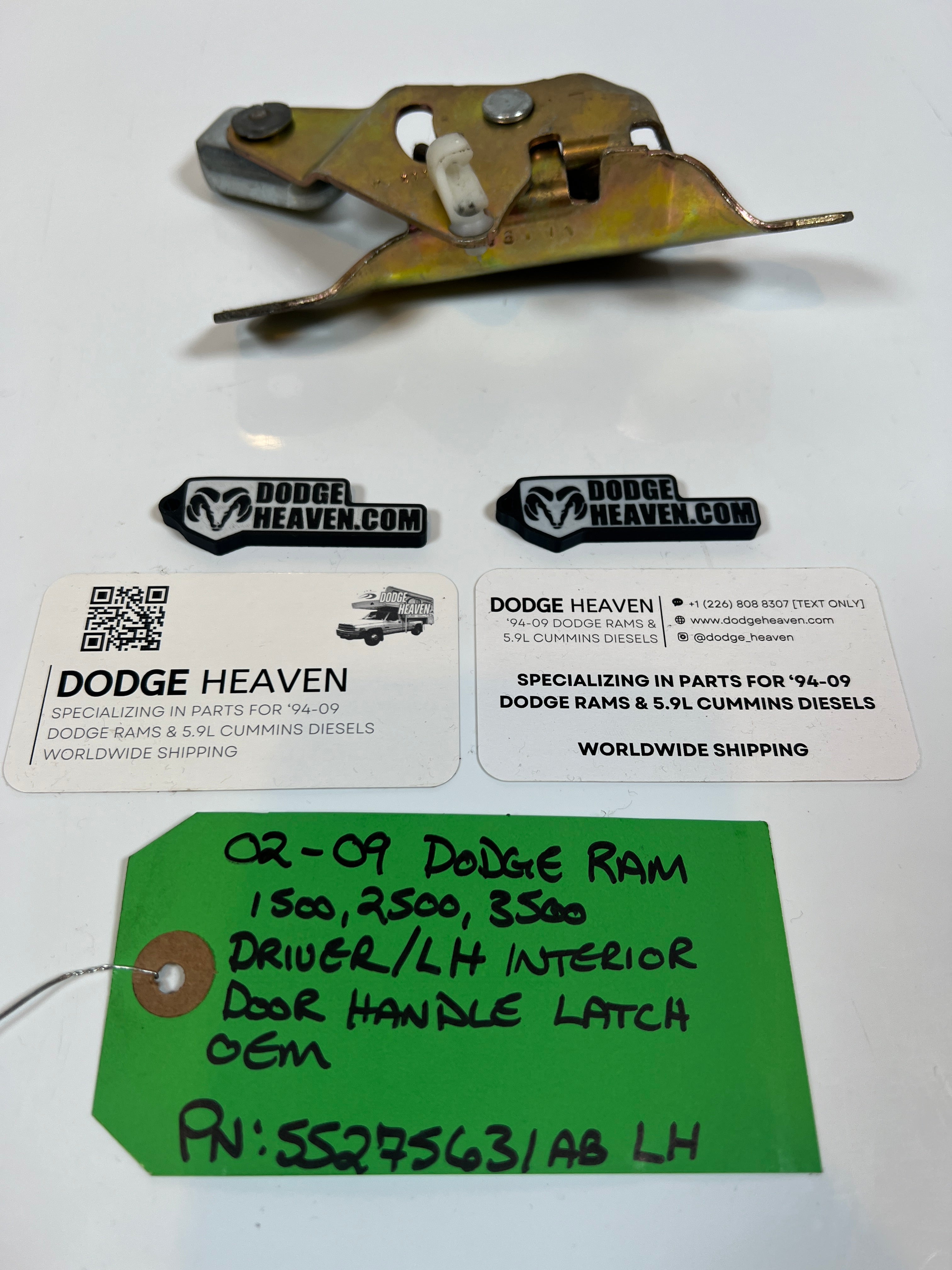 2002-2009 Dodge Ram Driver Interior Door Handle Latch