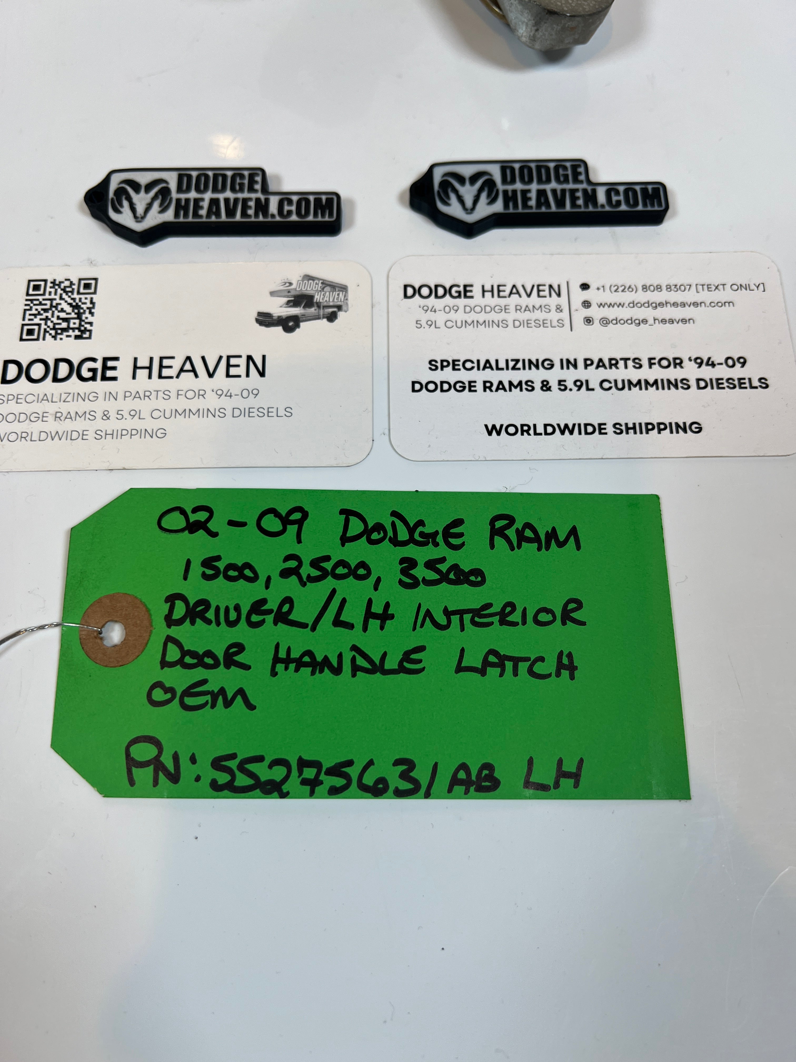 2002-2009 Dodge Ram Driver Interior Door Handle Latch