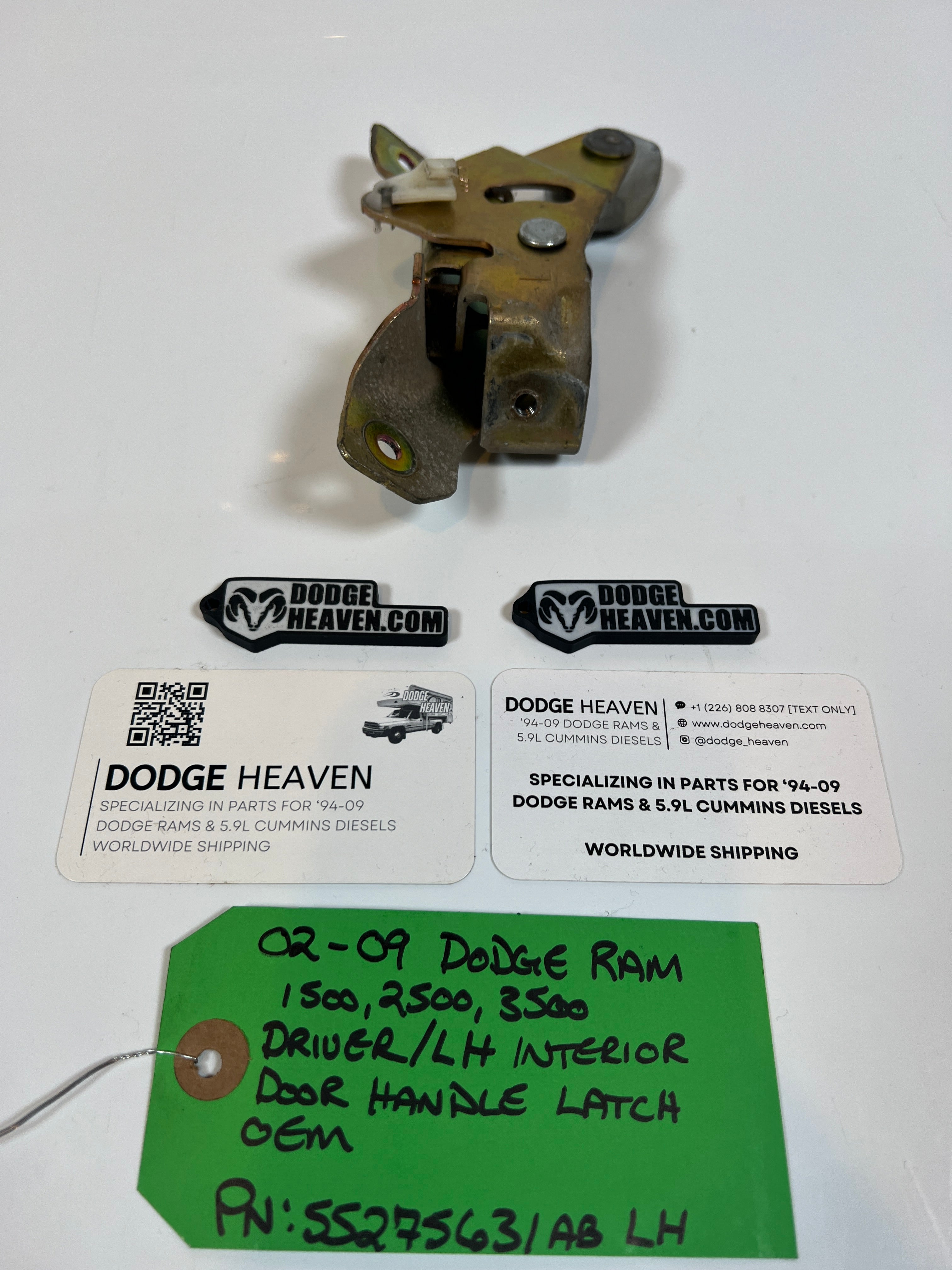 2002-2009 Dodge Ram Driver Interior Door Handle Latch