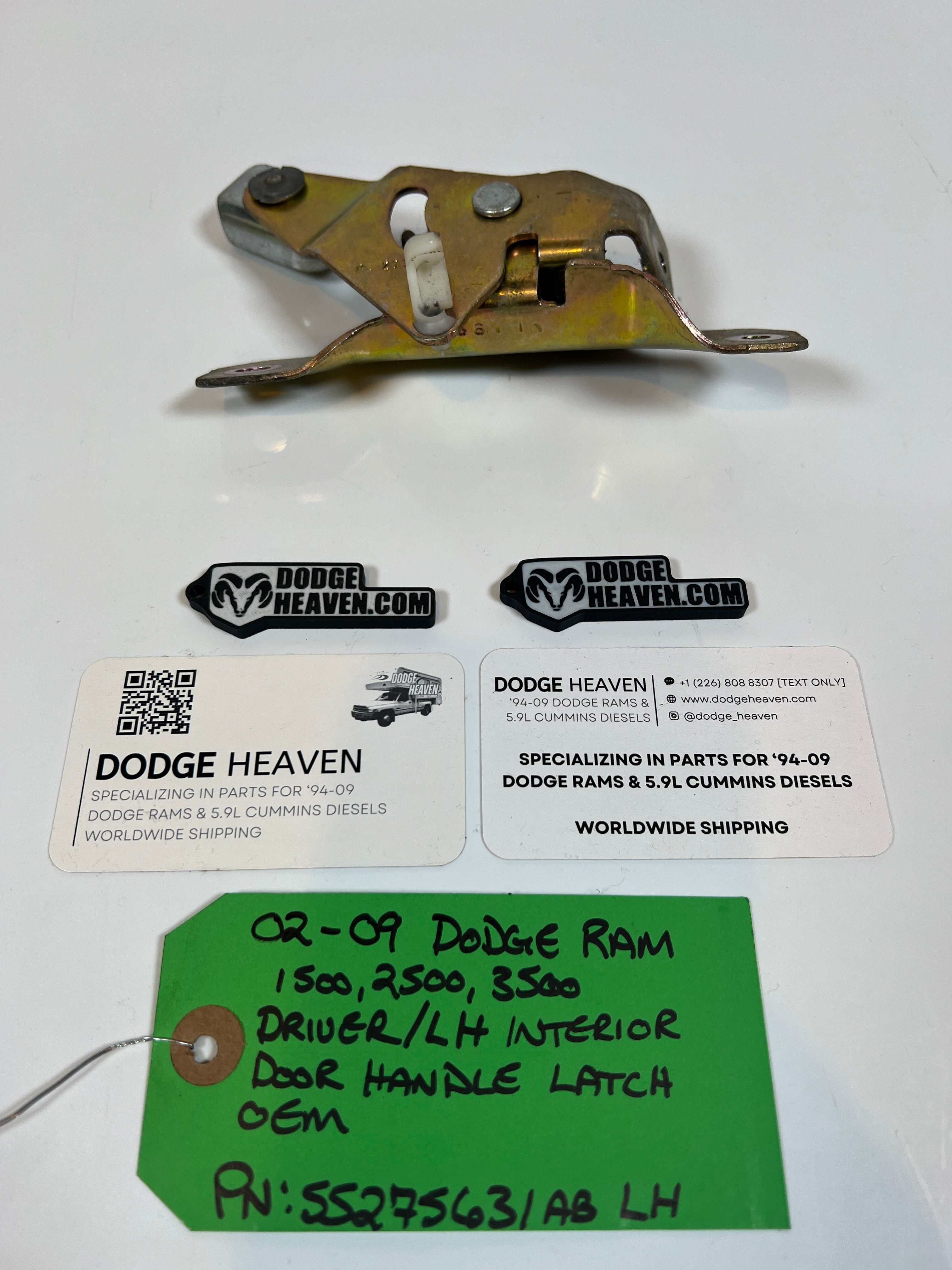 2002-2009 Dodge Ram Driver Interior Door Handle Latch