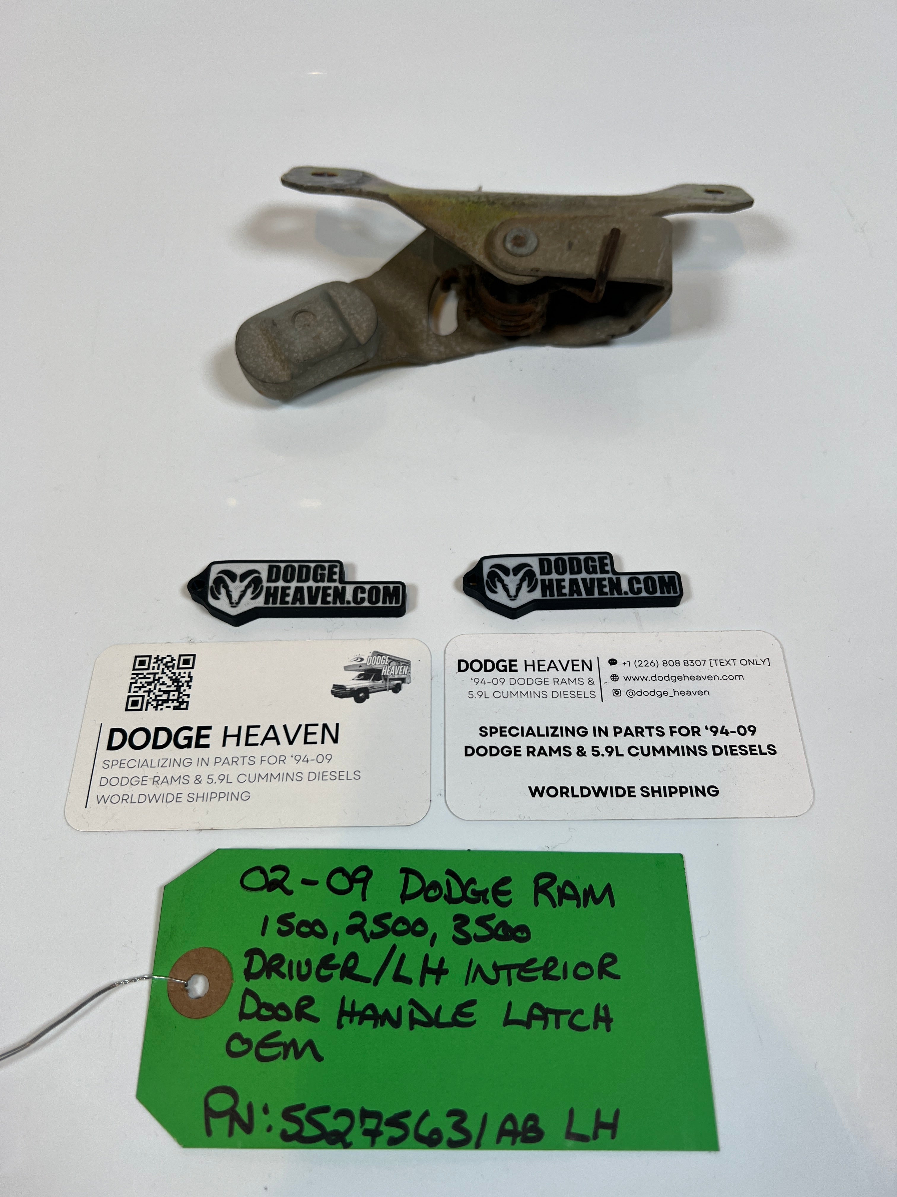 2002-2009 Dodge Ram Driver Interior Door Handle Latch