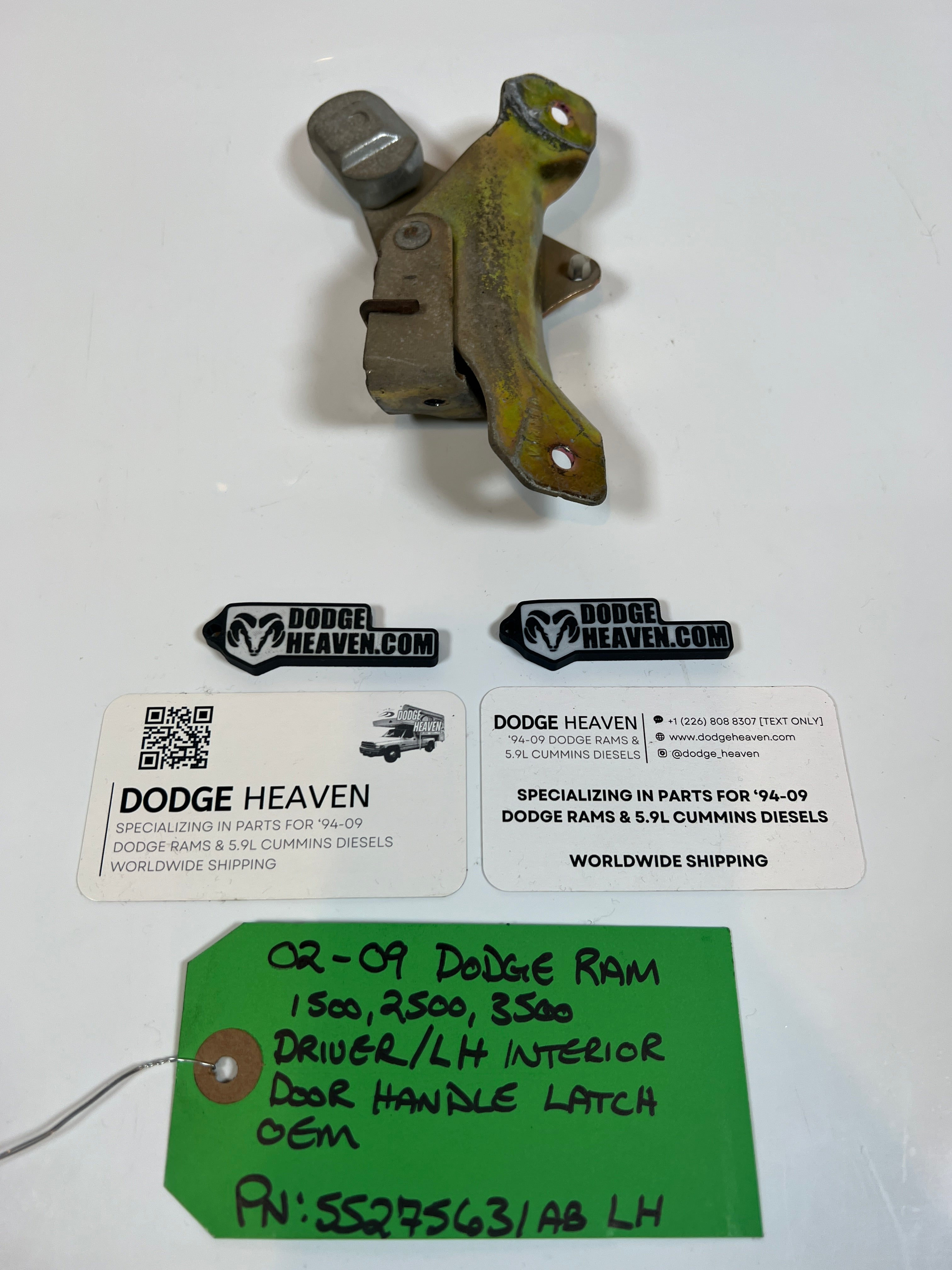 2002-2009 Dodge Ram Driver Interior Door Handle Latch