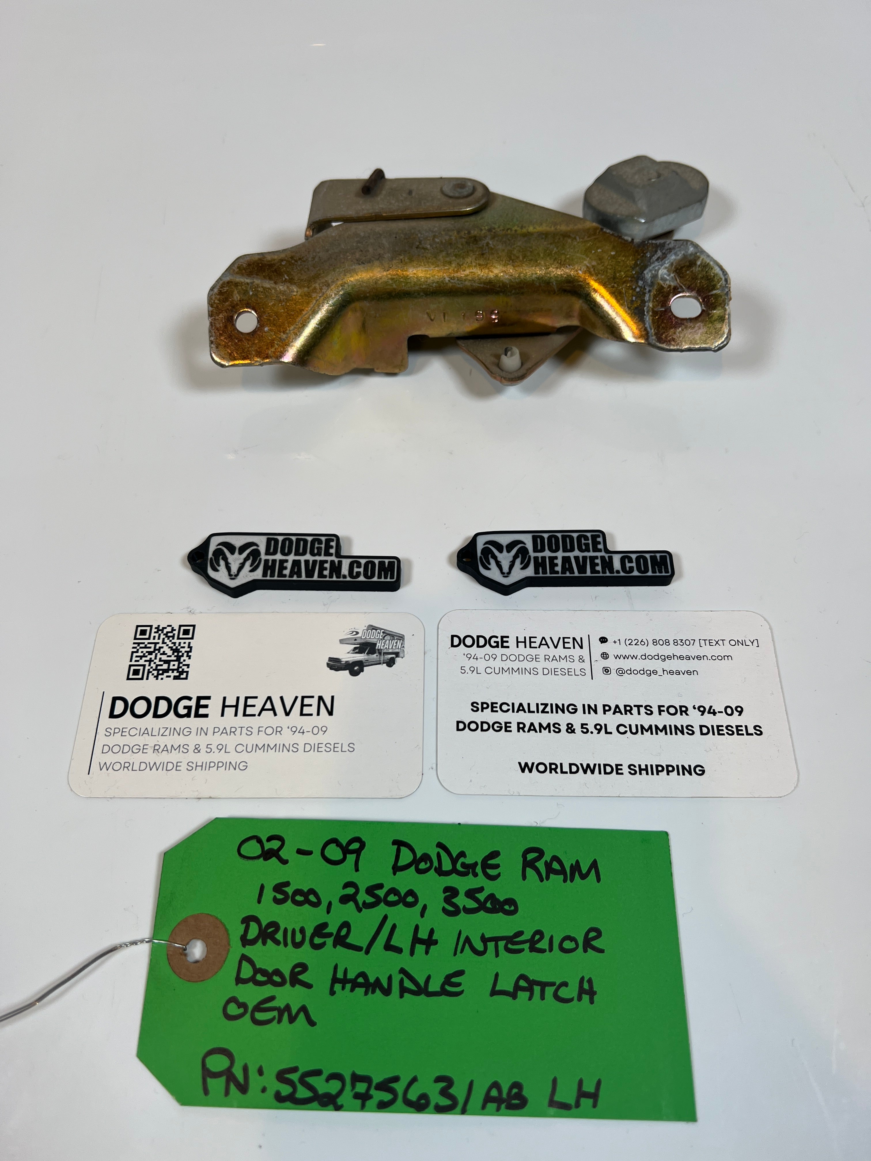 2002-2009 Dodge Ram Driver Interior Door Handle Latch