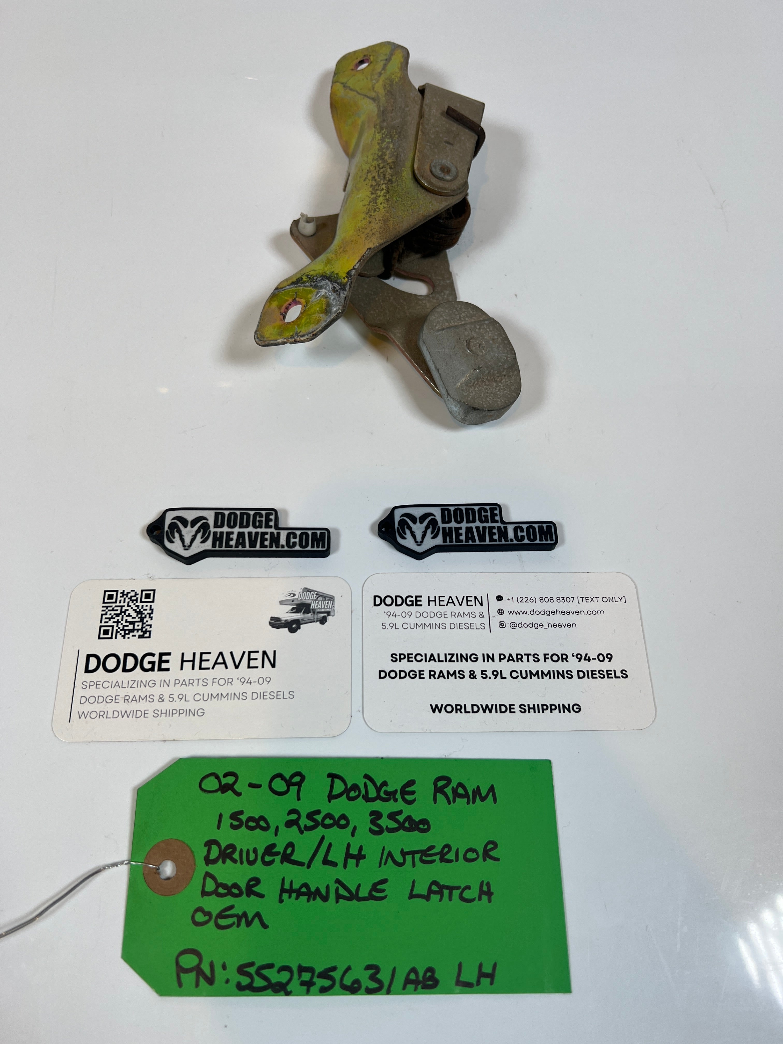 2002-2009 Dodge Ram Driver Interior Door Handle Latch