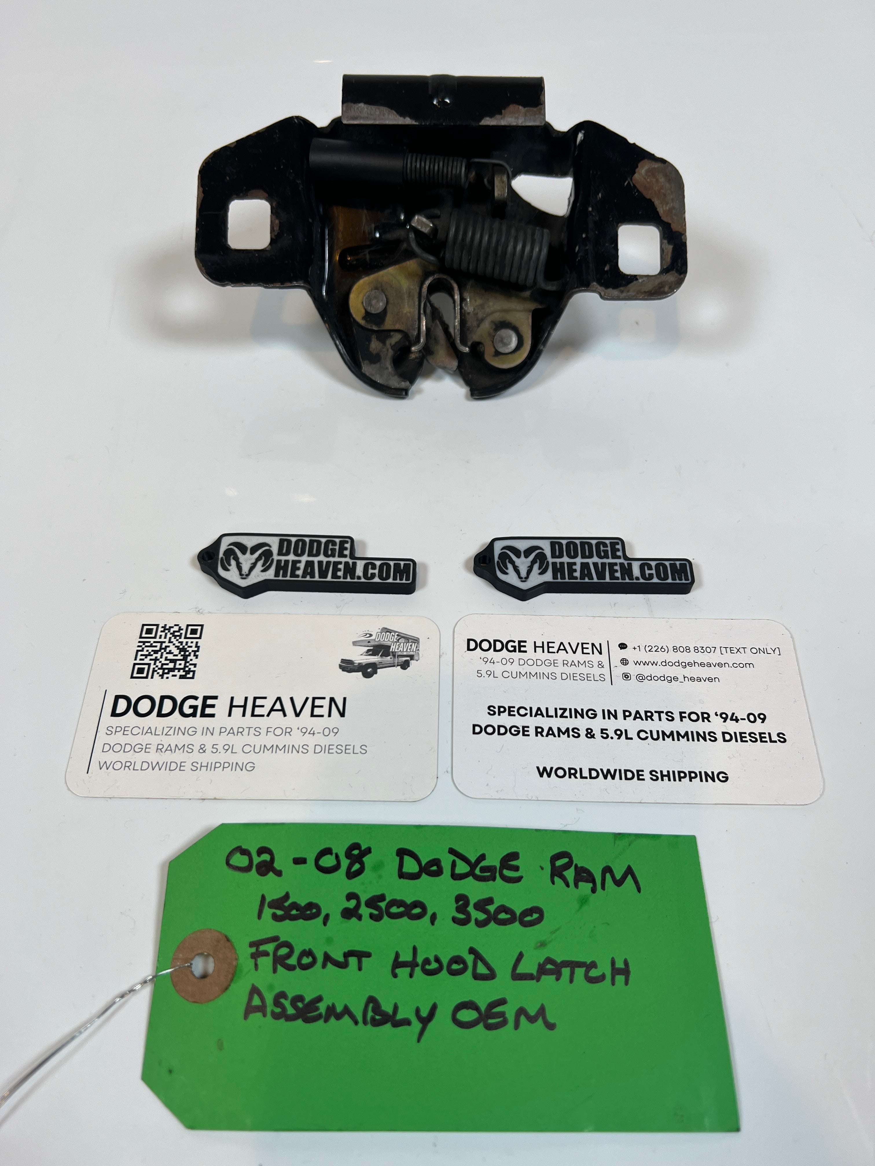 2002-2009 Dodge Ram Front Hood Latch Assembly 1500 2500 3500