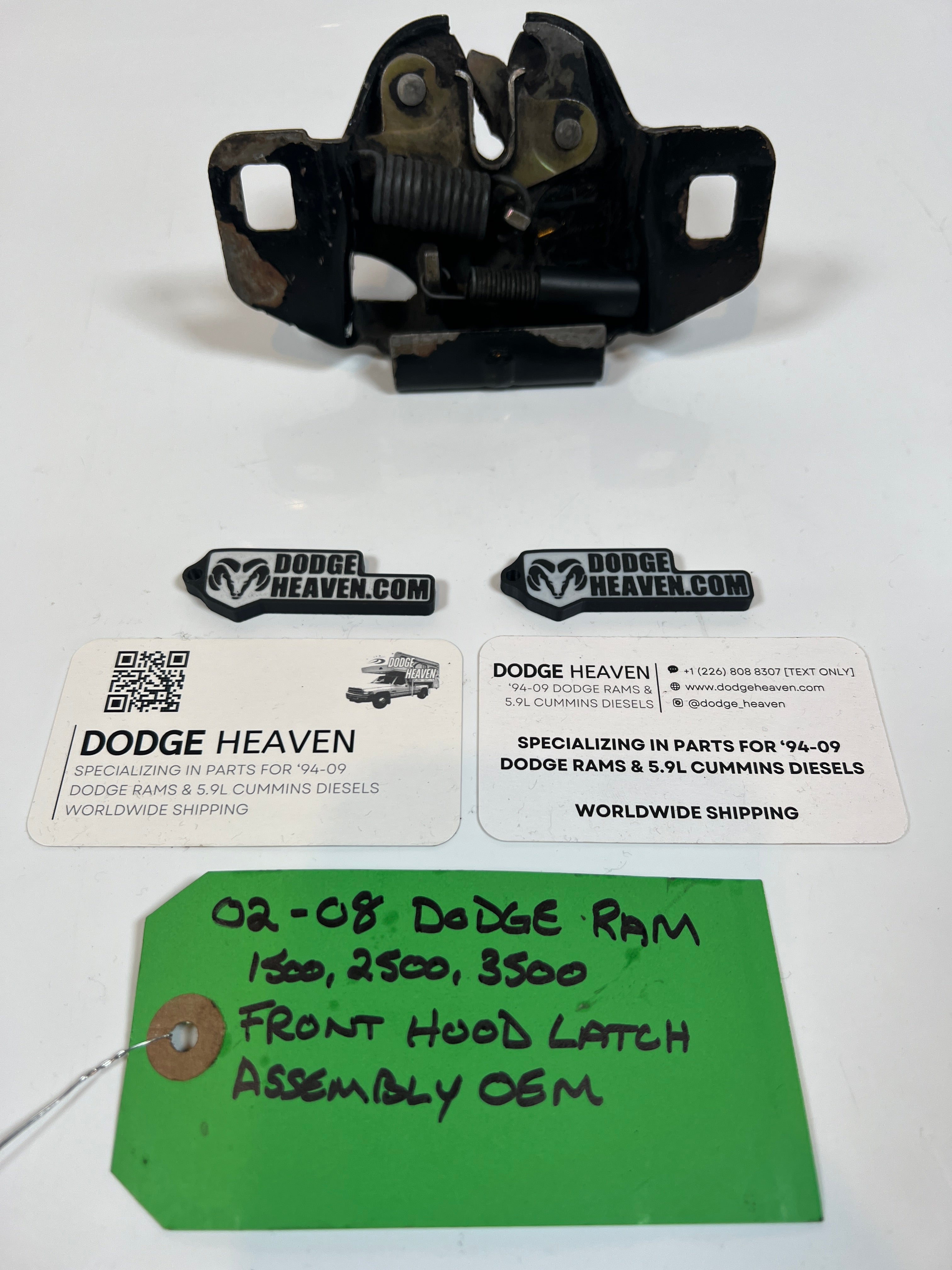 2002-2009 Dodge Ram Front Hood Latch Assembly 1500 2500 3500