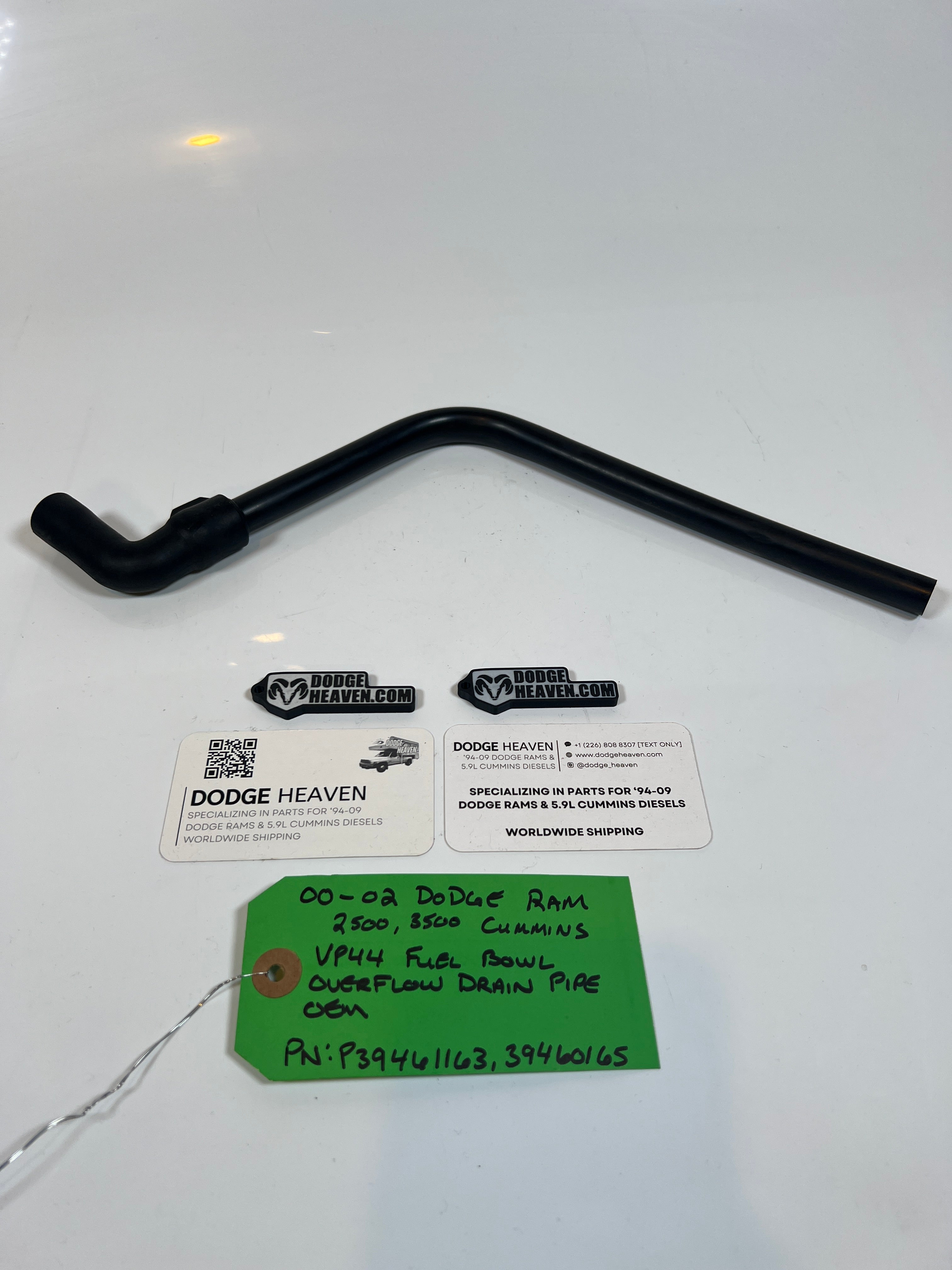 2000-2002 Dodge Ram 24v 5.9l Cummins Fuel Bowl Overflow Drain Tube 2500 3500